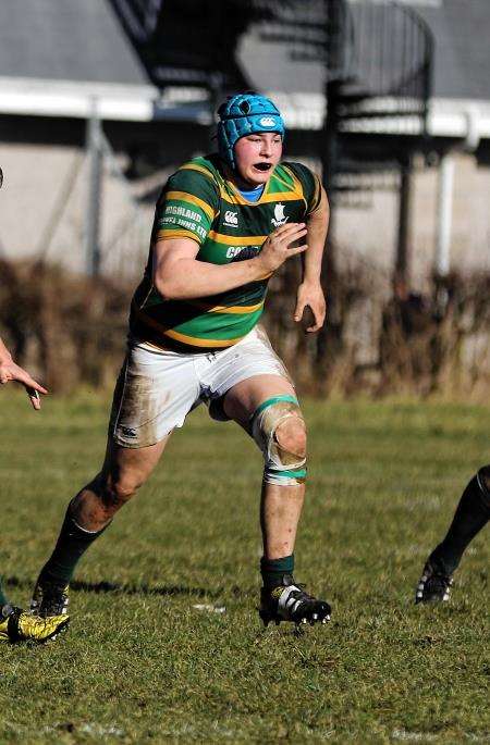 Shaun Gunn who has been selected for the Scotland Under 20's squad