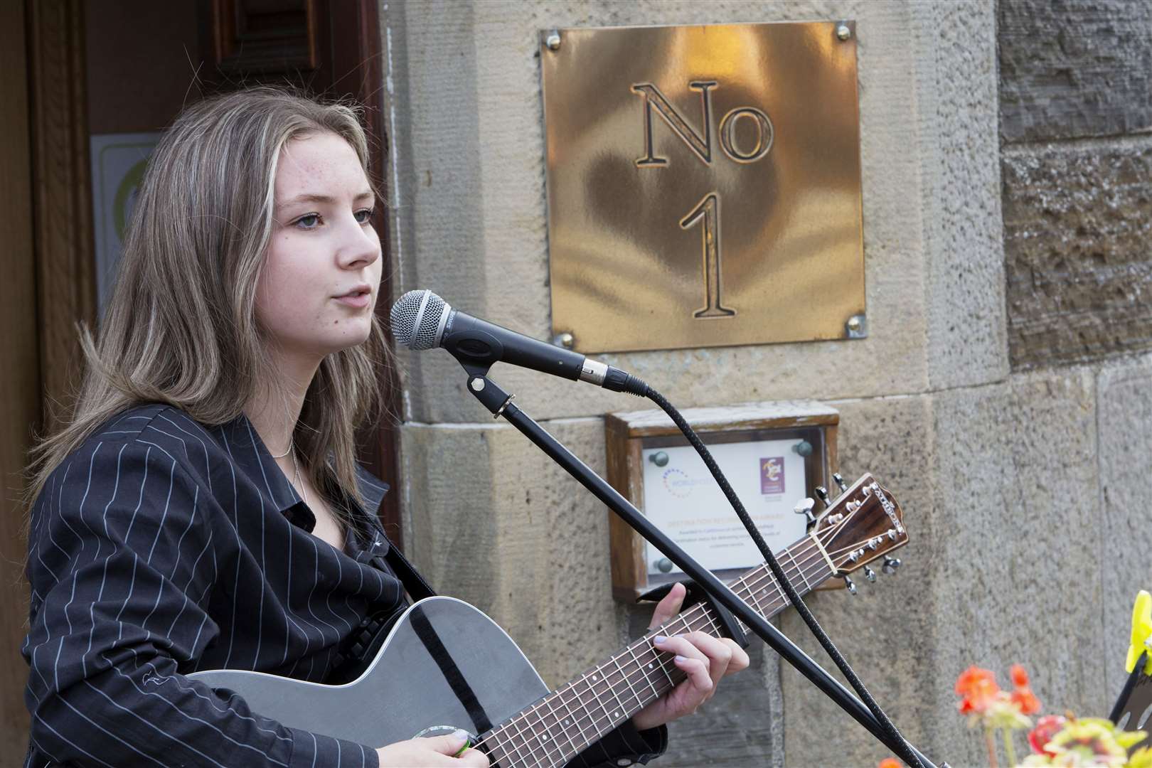 Fern Strachan performing at Talent on the Shortest Street. Picture: Robert MacDonald / Northern Studios