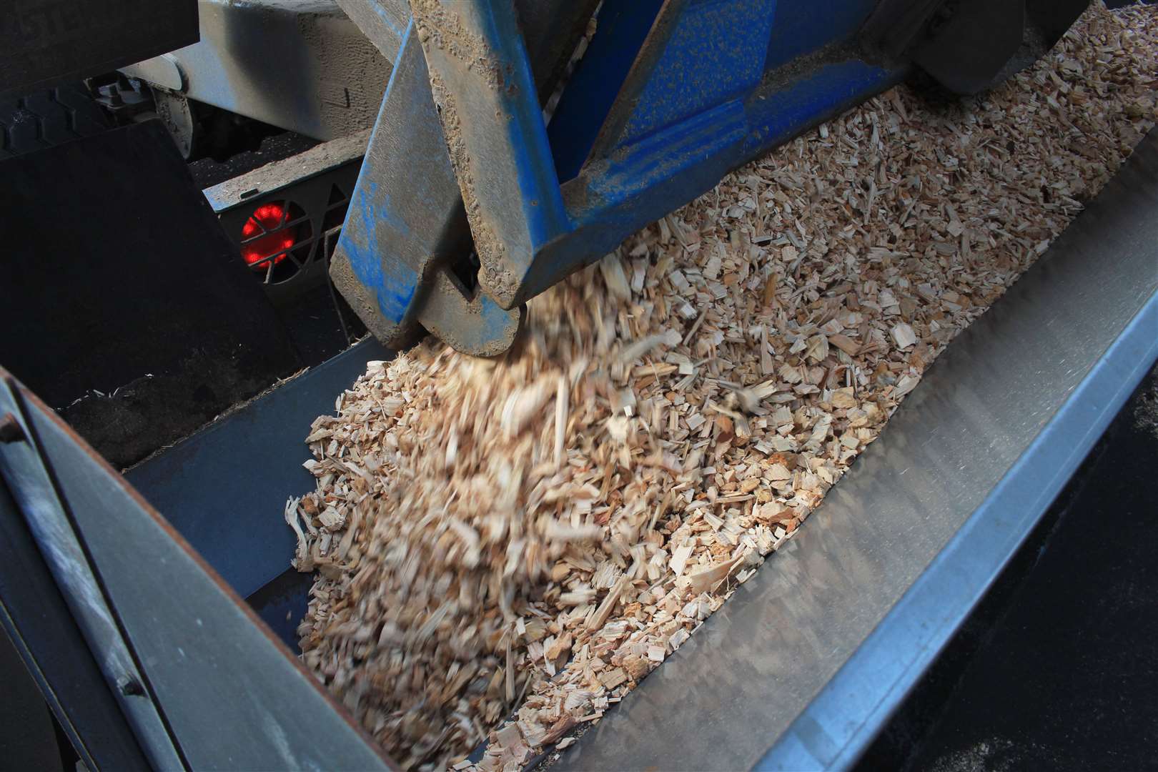The Ignis plant burns around 700 tonnes of locally sourced wood chip each month.