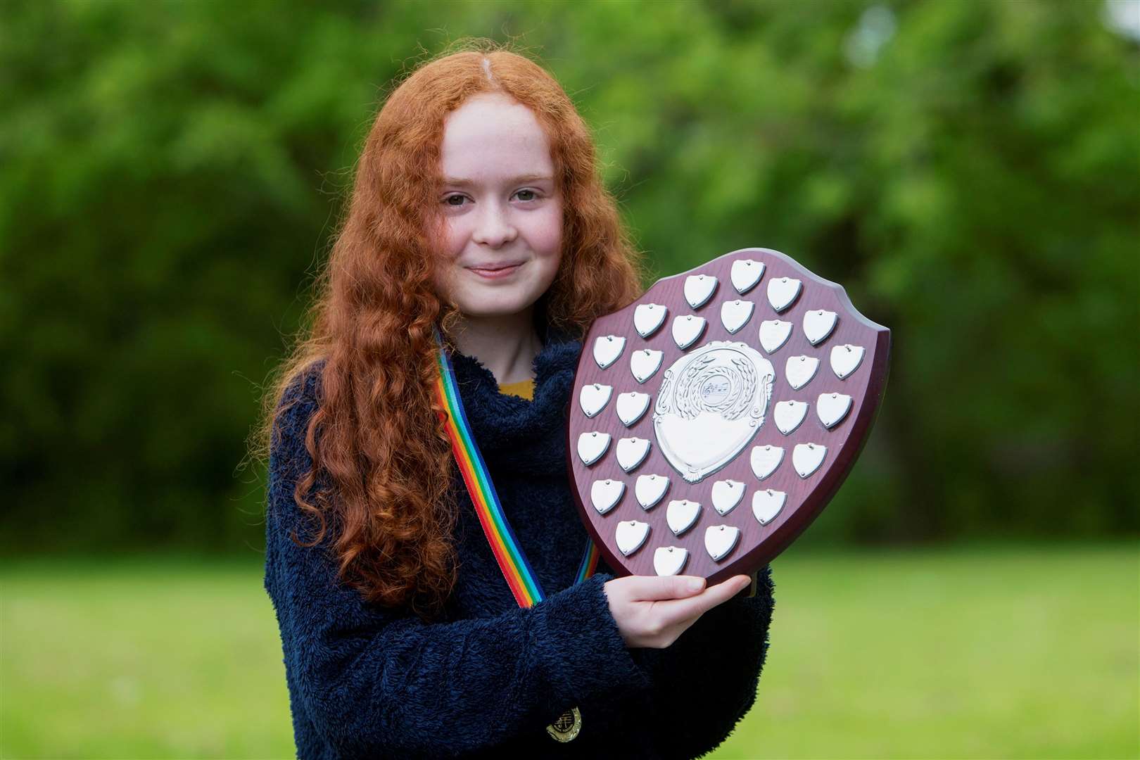 Zoe Wallace, Thurso High School, won the Roy Stewart Memorial Shield for woodwind, grade 2. Picture: Robert MacDonald / Northern Studios