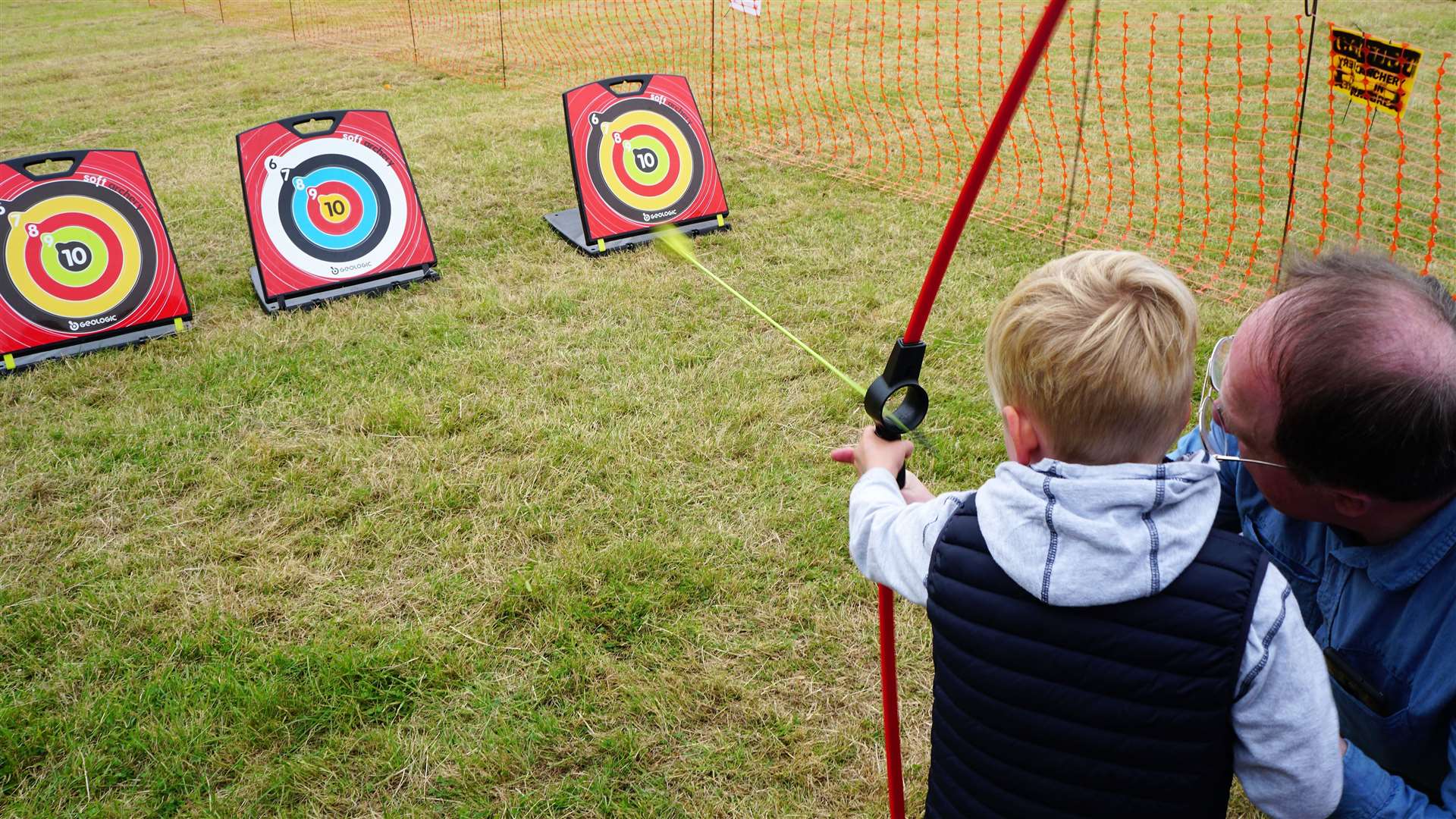 There was a special archery event for children. Picture: DGS