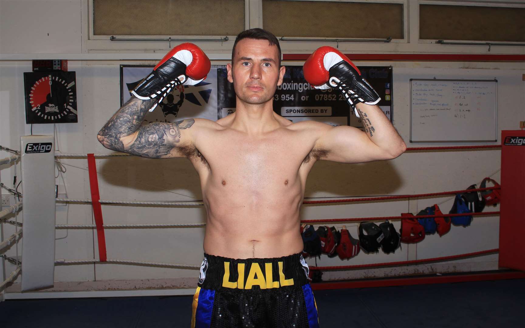 Liall ‘The Pict’ Mackenzie is set for his first professional fight in more than four years at next weekend’s Highland Skirmish at Inverness. Picture: Alan Hendry