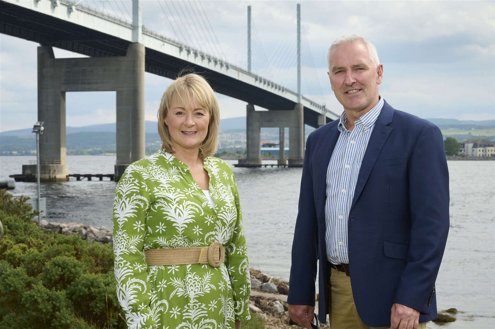Highland Tourism chairperson Yvonne Crook and Councillor Karl Rosie are aiming to develop links between the tourism and renewable energy sectors.