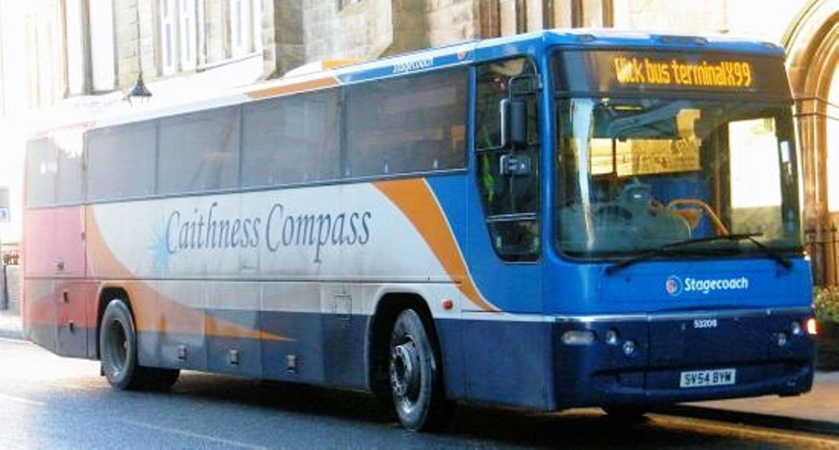 Stagecoach bus in Caithness.
