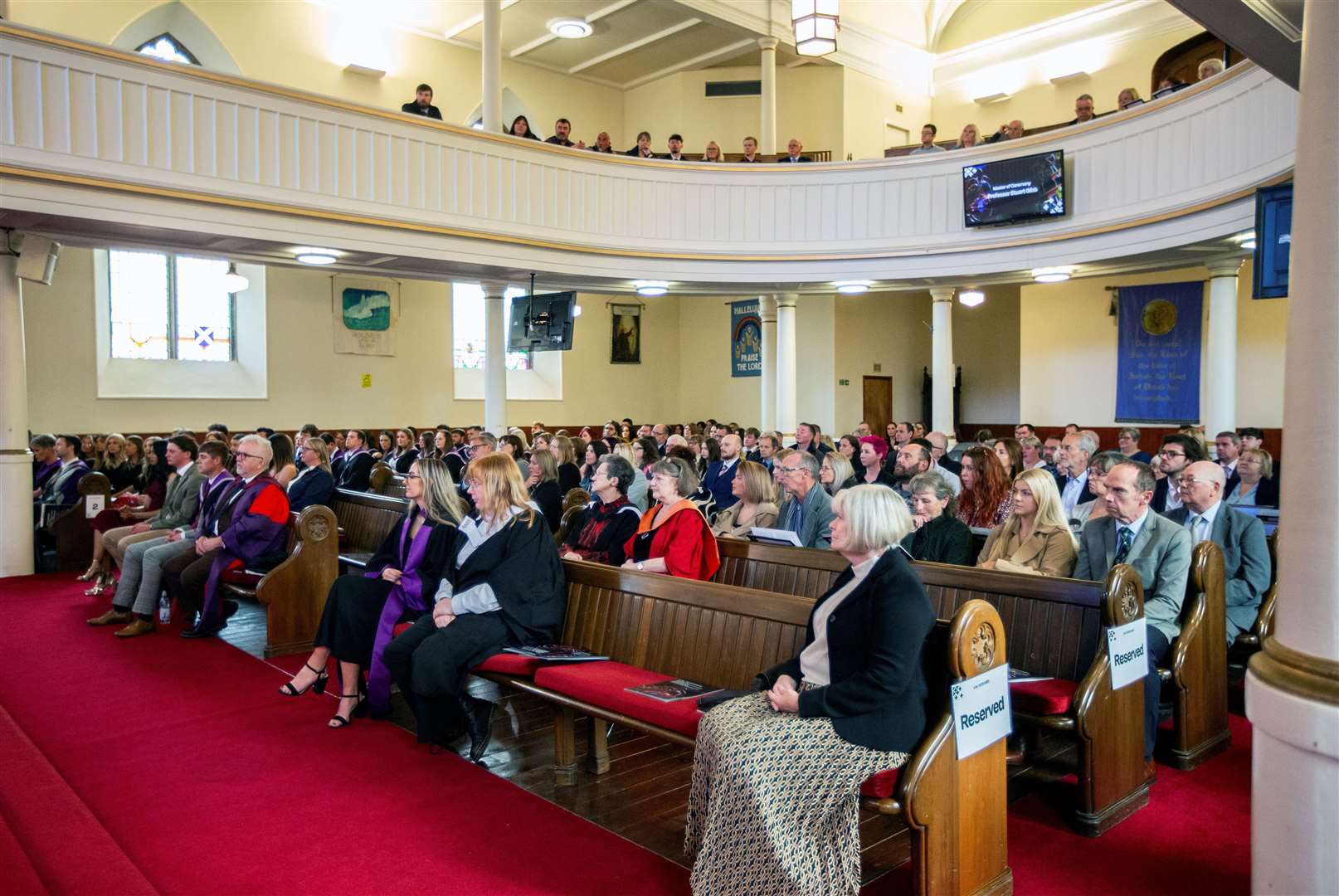Church with guests and graduates. Picture: John Baikie/UHI