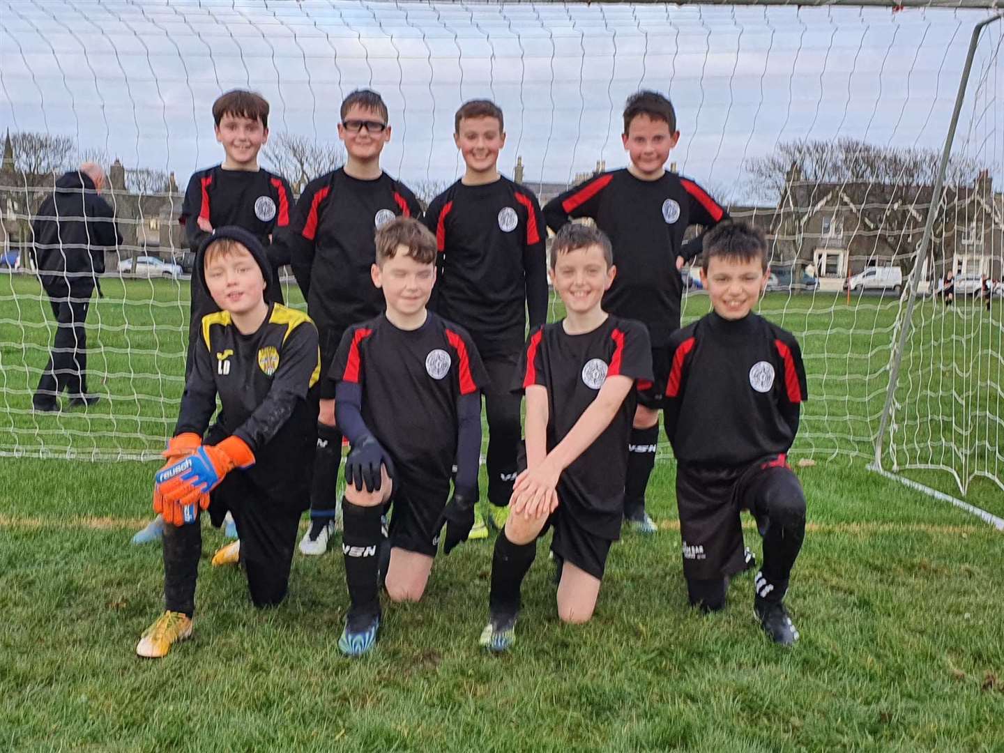 Caithness United Team 2 who competed well in the under-12 football festival in Wick.