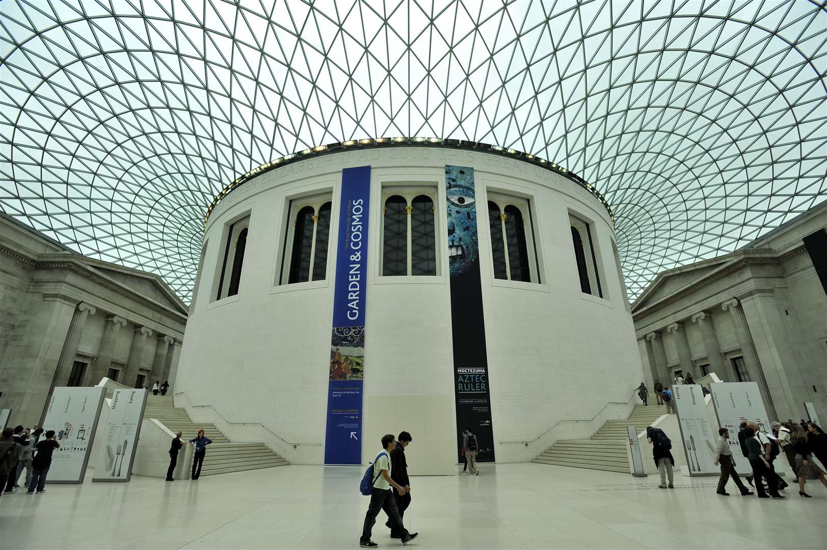 General view of the interior of the British Museum in Bloomsbury, London (PA)