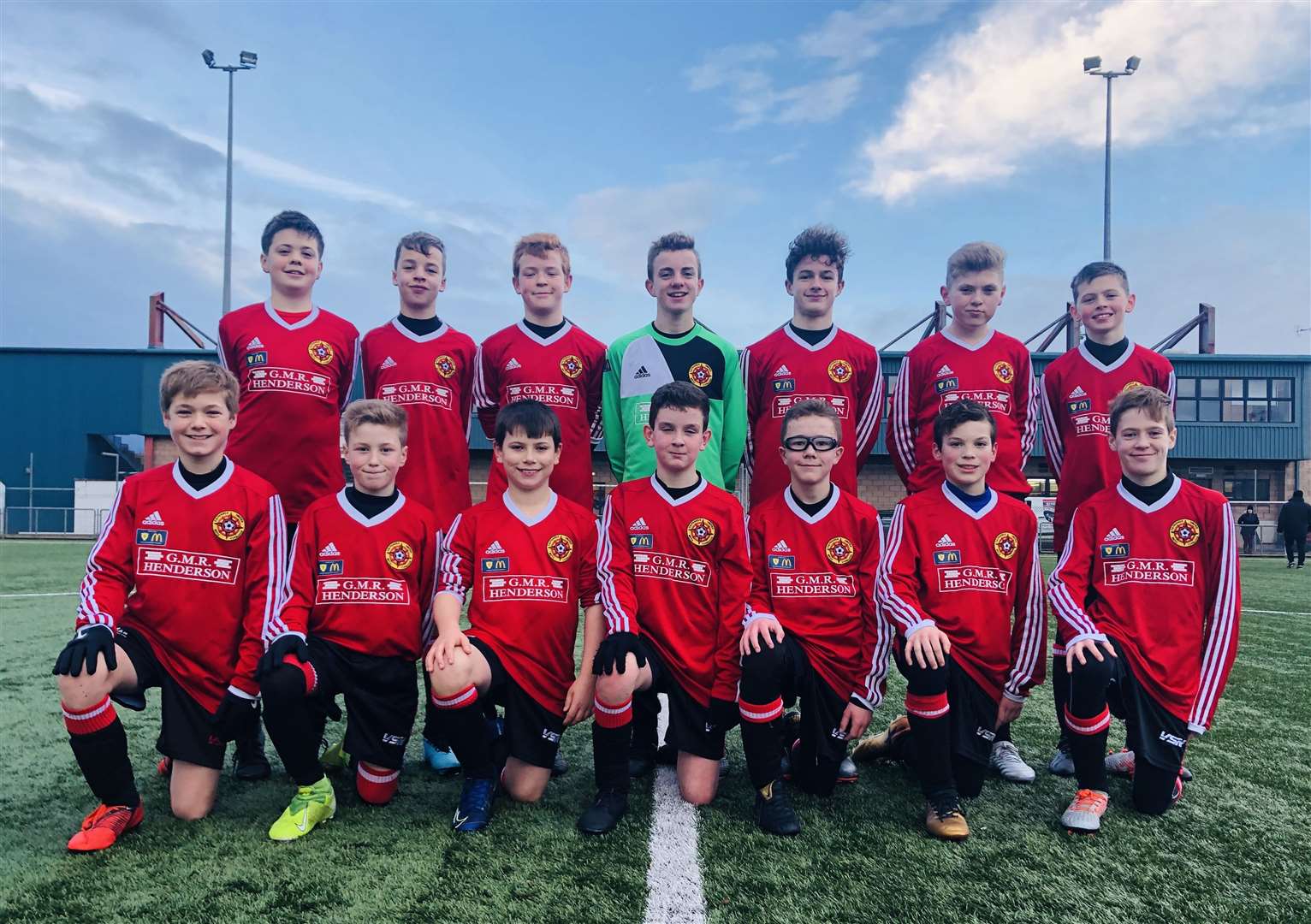 The Caithness United under-13s who rounded off a successful 2019 with a victory over Alness at the Highland Football Academy.