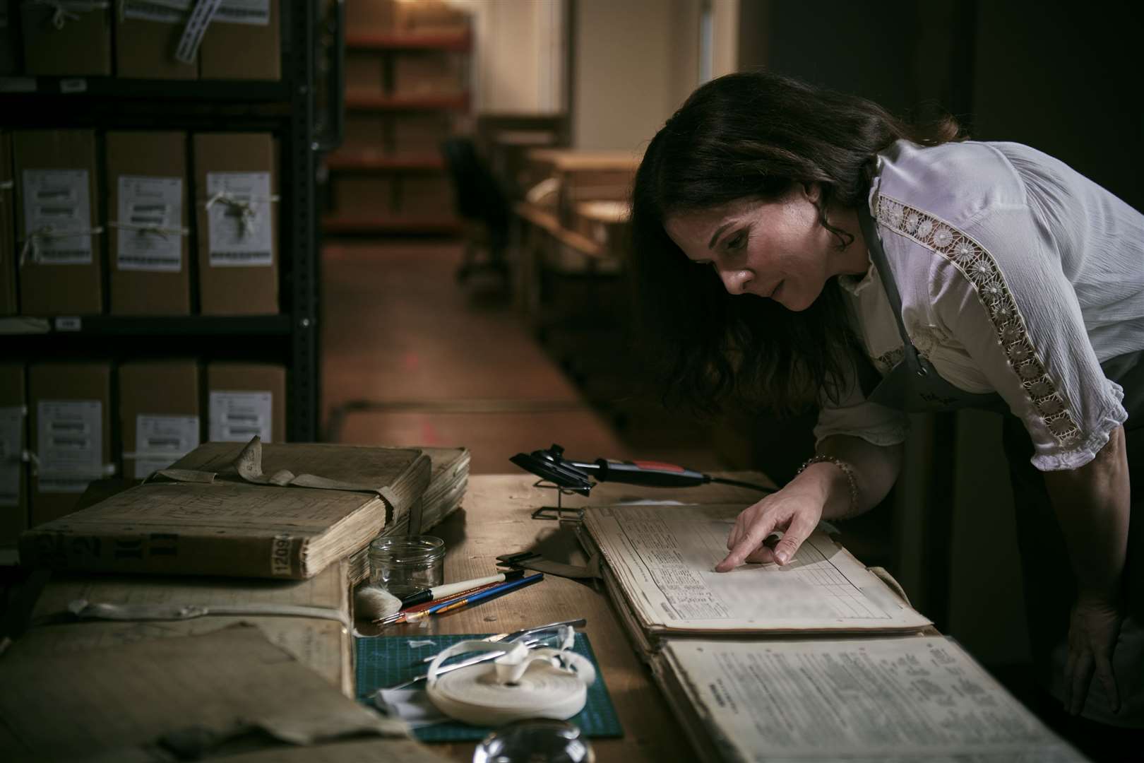 Hundreds of conservators, technicians and transcribers have been working to make the census accessible online (Findmypast/PA)