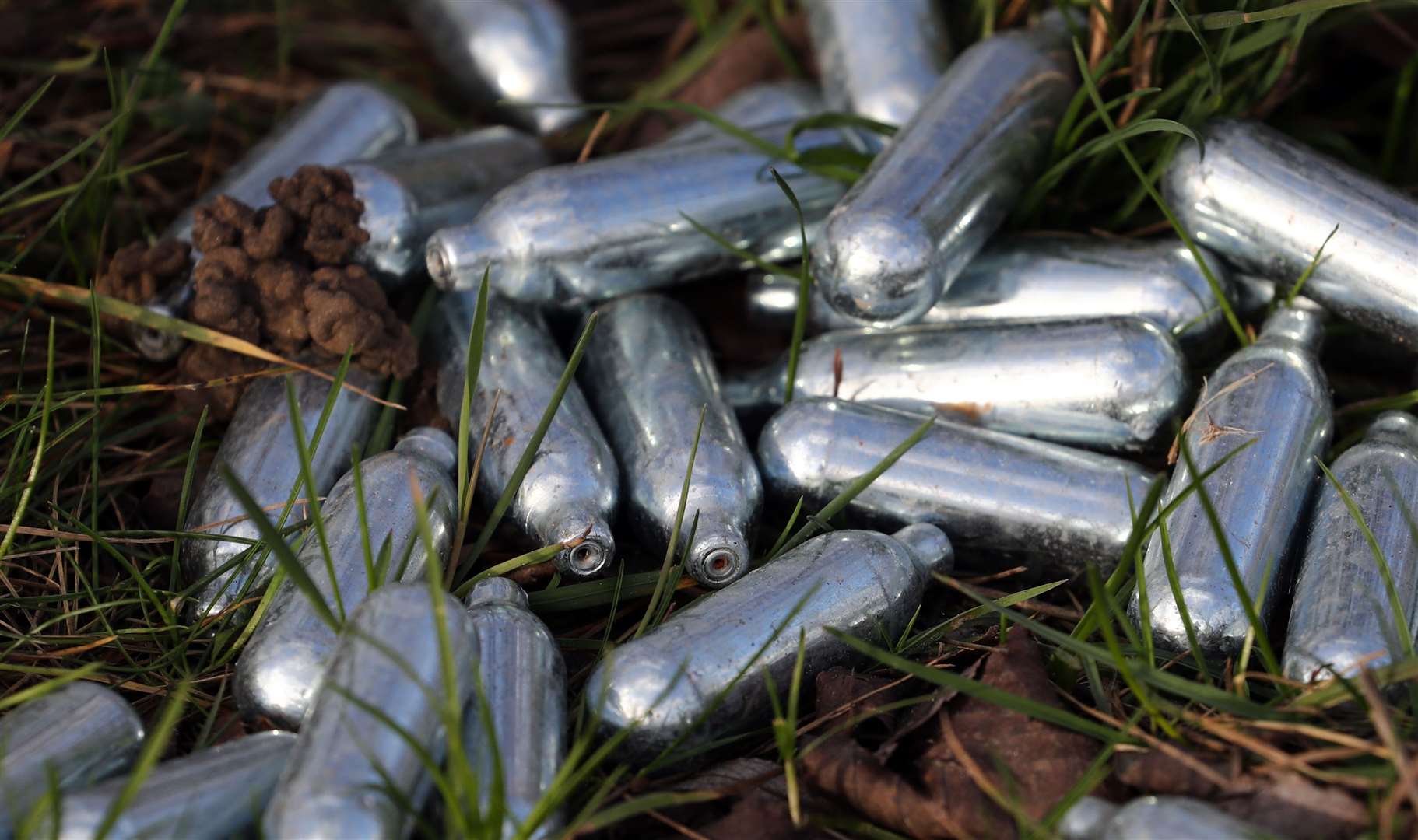 Laughing gas is to be banned as part of the crackdown (Gareth Fuller/PA)
