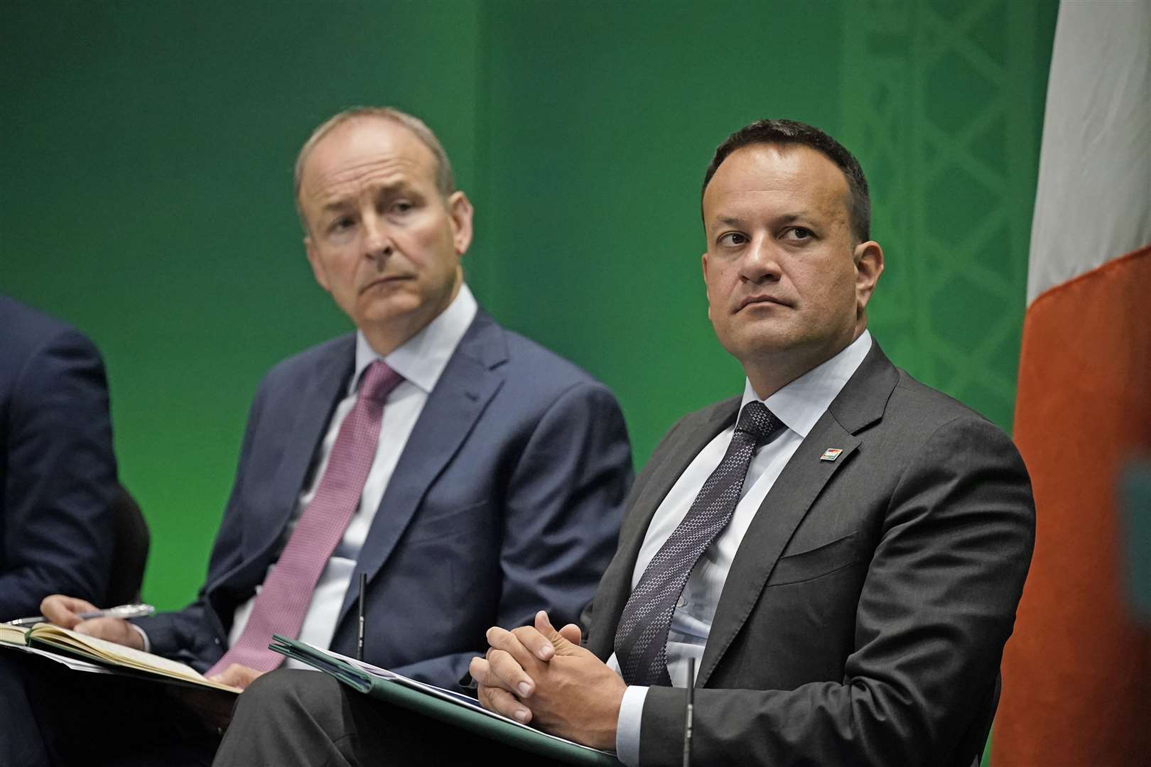 Tanaiste Micheal Martin and Taoiseach Leo Varadkar have been vocal on the need to adhere to international law (PA)