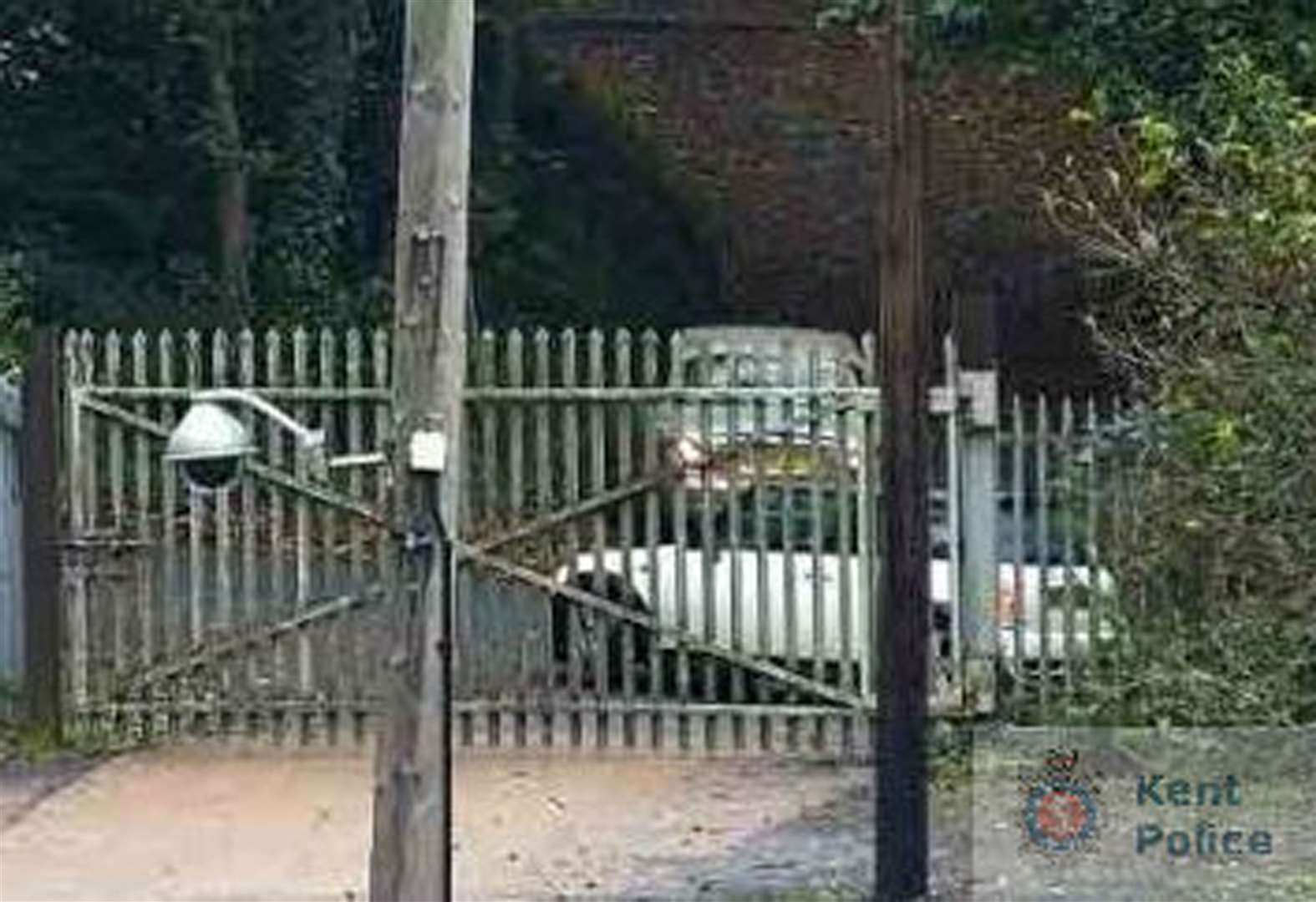 CCTV caught the moment that Alexandra Morgan’s Mini arrived at Little Bridge Farm (Kent Police/PA)