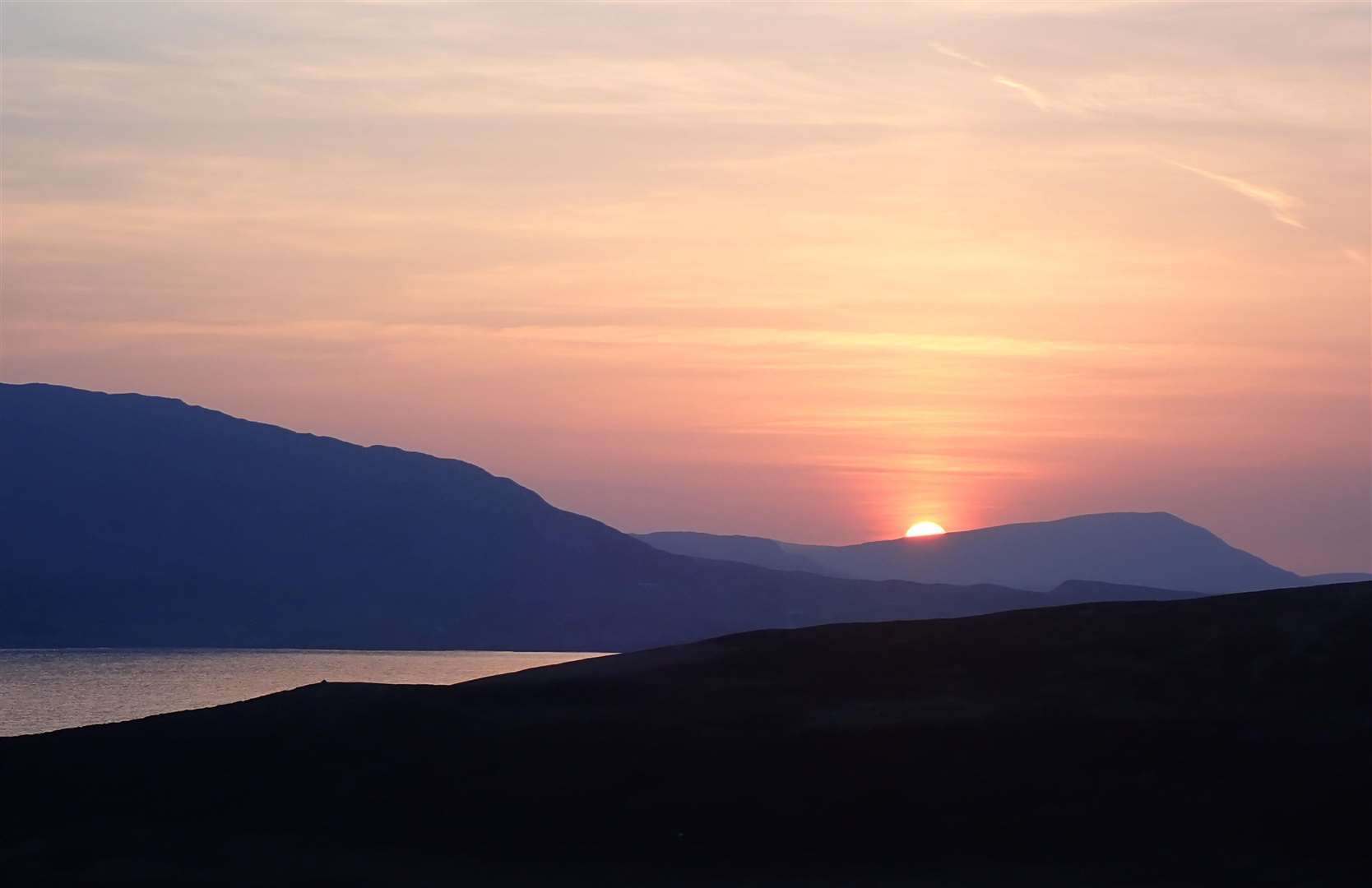 Sunset, Loch Eriboll.