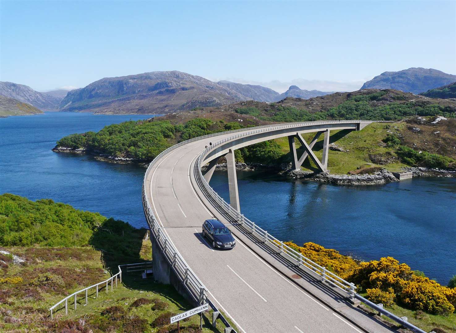 The Kylesku Bridge would be in a line for a makeover if the council's bid is successful this time round.