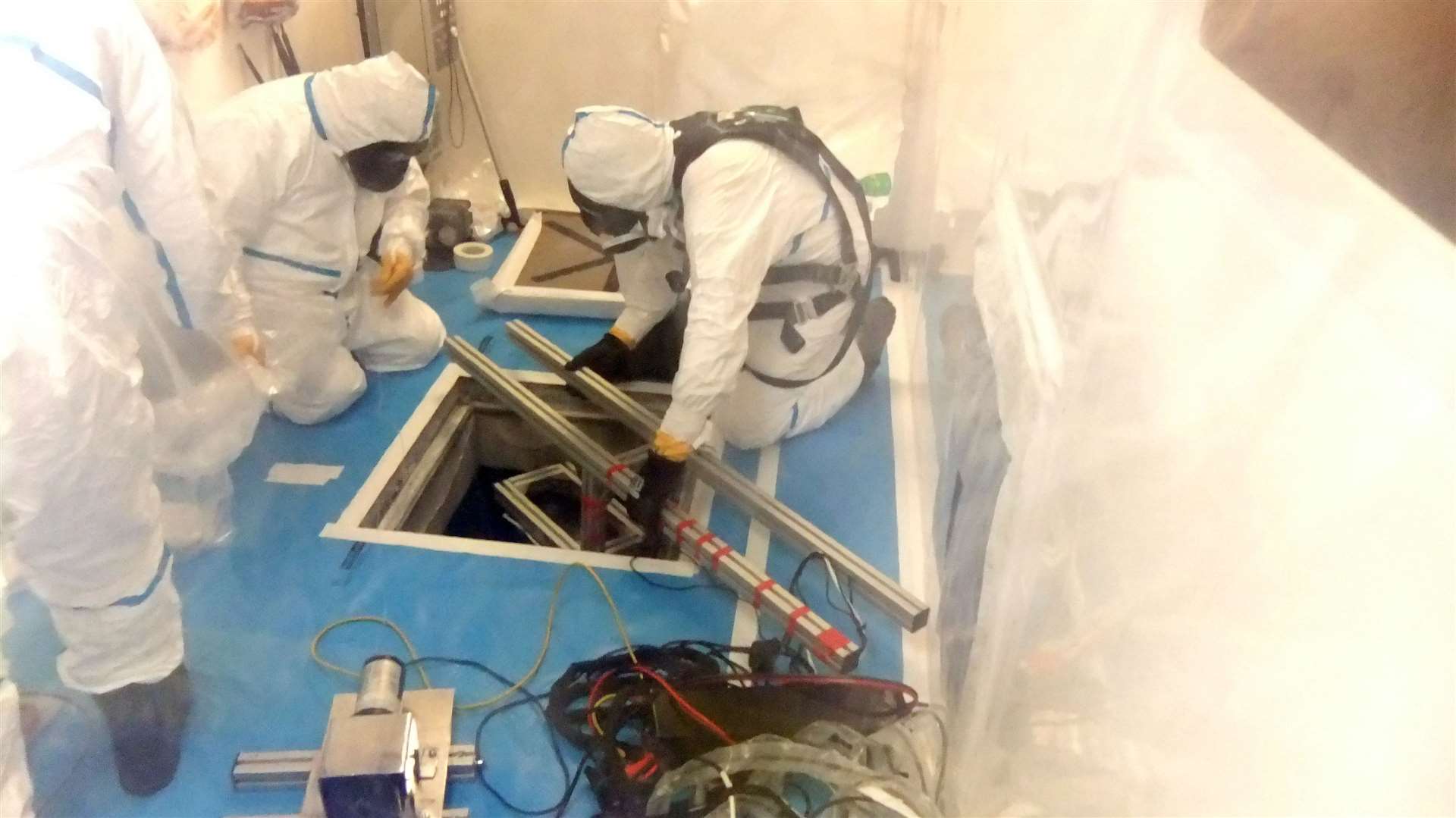 Time magazine has listed Lyra – here being lowered into a duct at the DOunreay lab – in its top 200 innovations of 2022.