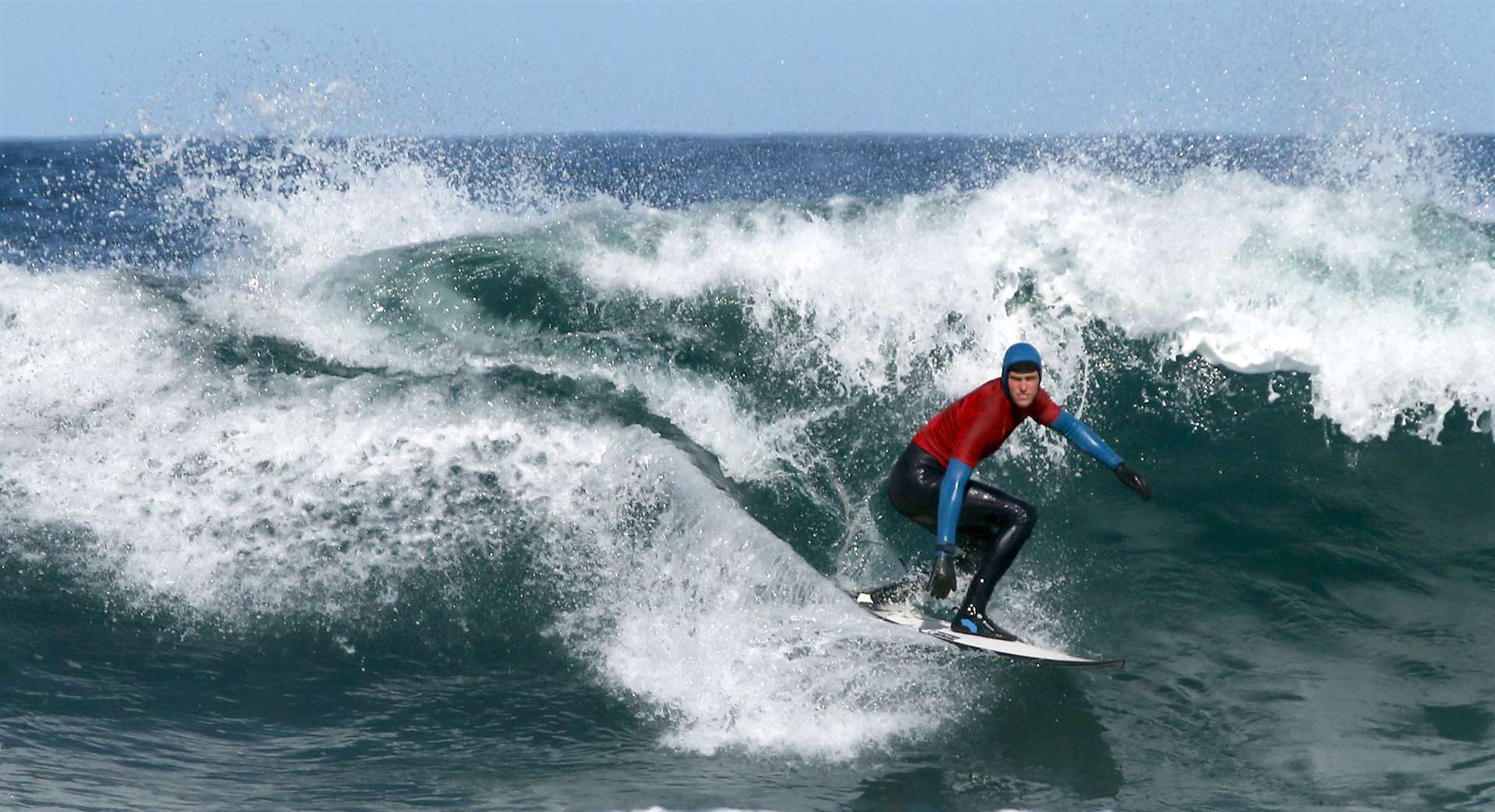 North Shore Surf Club's Mark Boyd retained the masters title at the Scottish national championships at the weekend. Picture: James Gunn