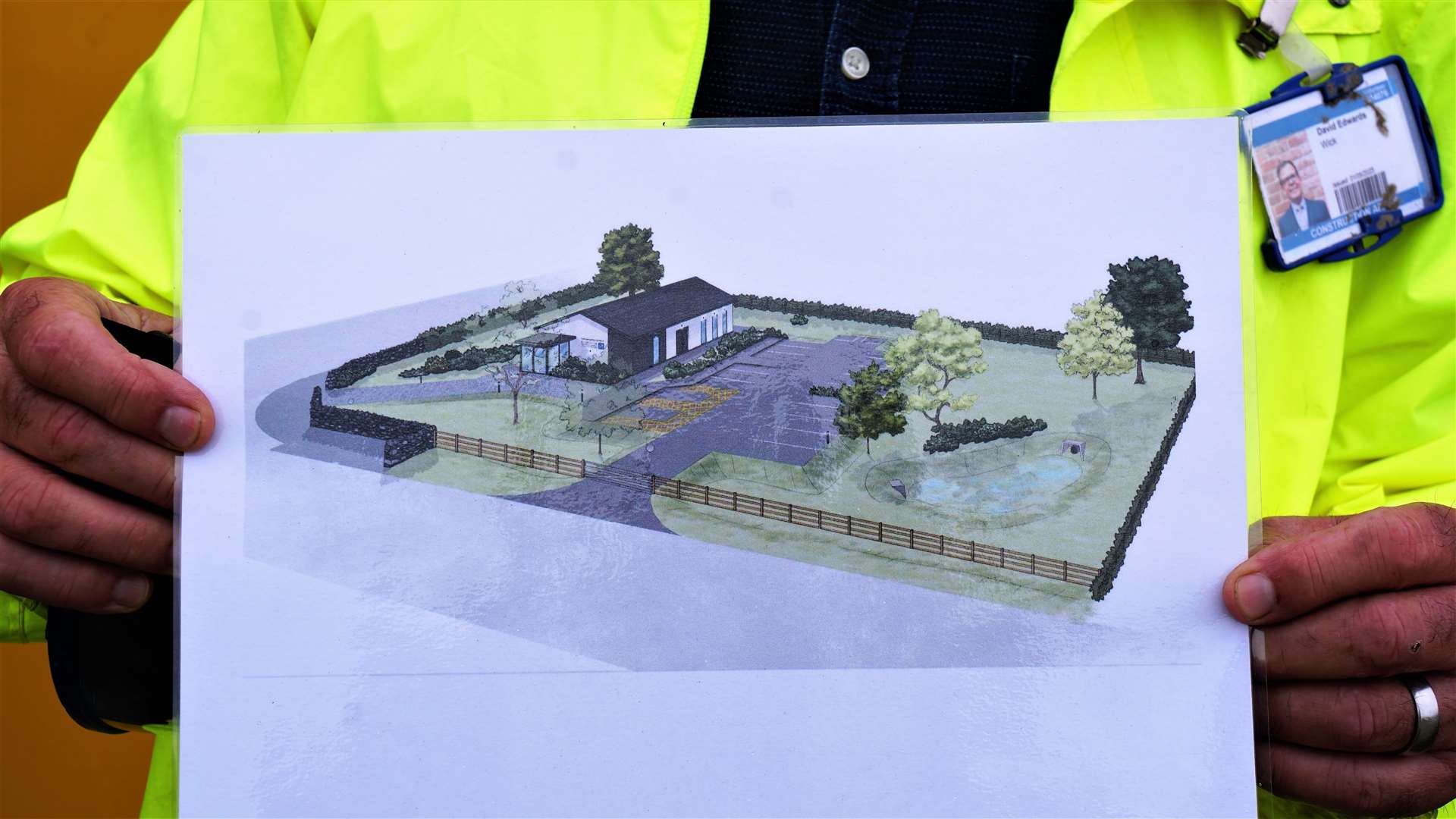 A plan showing how the Kingdom Hall will eventually look like when complete. Picture: DGS