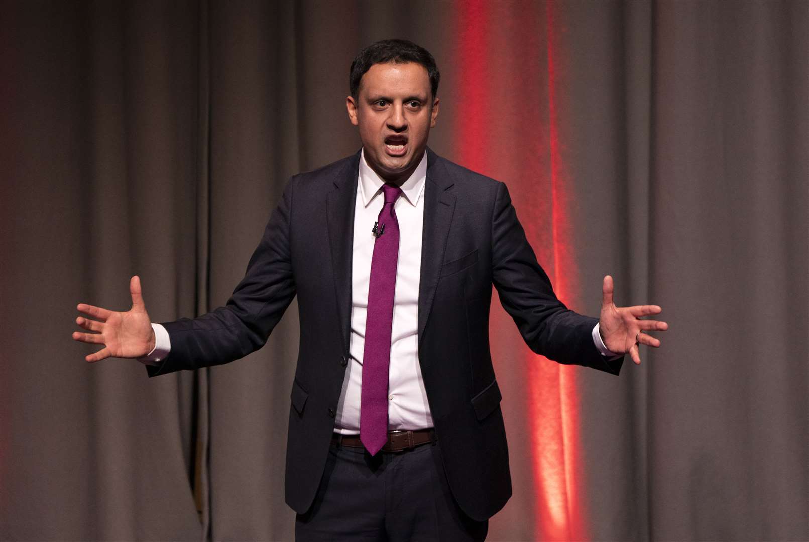 Scottish Labour leader Anas Sarwar said the SNP is out of touch (Jane Barlow/PA)