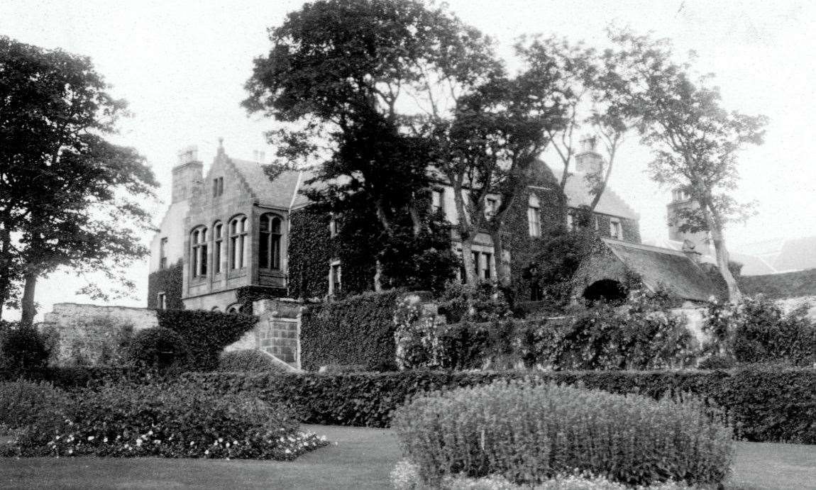 Sandside House from the sunken garden.