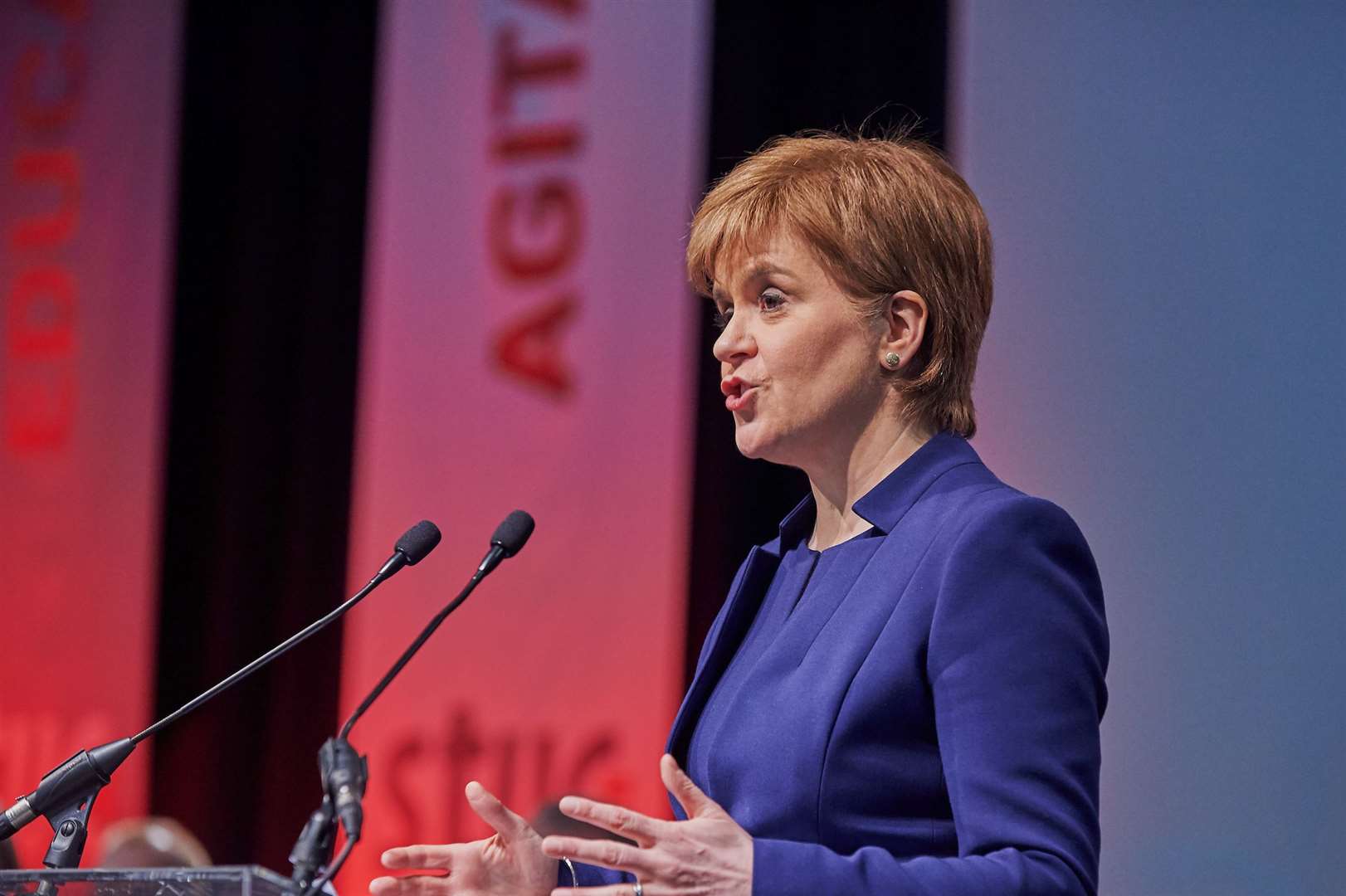 First Minister Nicola Sturgeon.