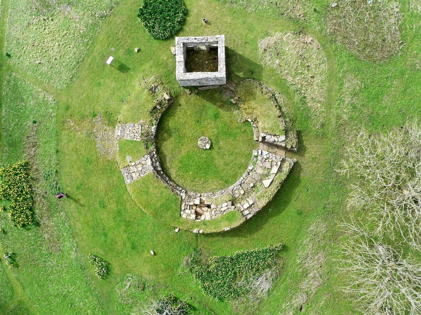 Thrumster Mains broch which may had connections to the Swartigill site. Picture: Angus Mackay