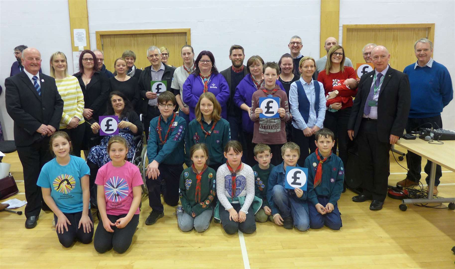 Representatives of the groups that were awarded funding at the fifth Your Cash Your Caithness held in the Pulteney Centre, Wick, in January 2019, along with Councillor Willie Mackay, council chief executive Donna Manson and ward manager Alex Macmanus. The next event is scheduled for Thurso High School on Saturday, February 29.