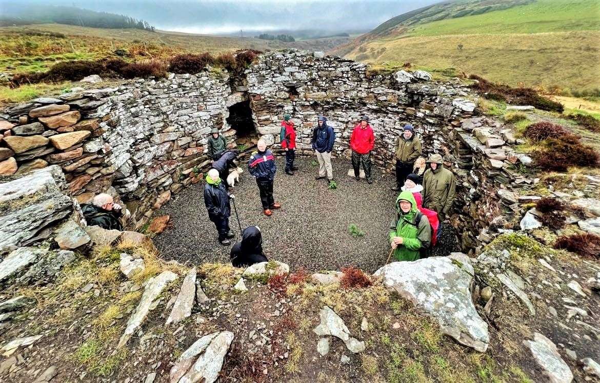 Visitors were delighted with the restoration work carried out by Caithness Broch Project when they visited the Iron Age tower as part of the Highland Archaeology Festival.
