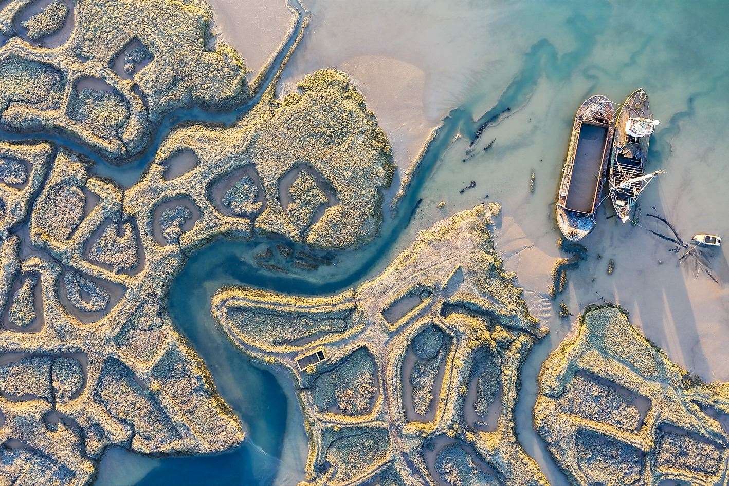 The Old Oyster Beds by Justin Minns - Overall Winner.