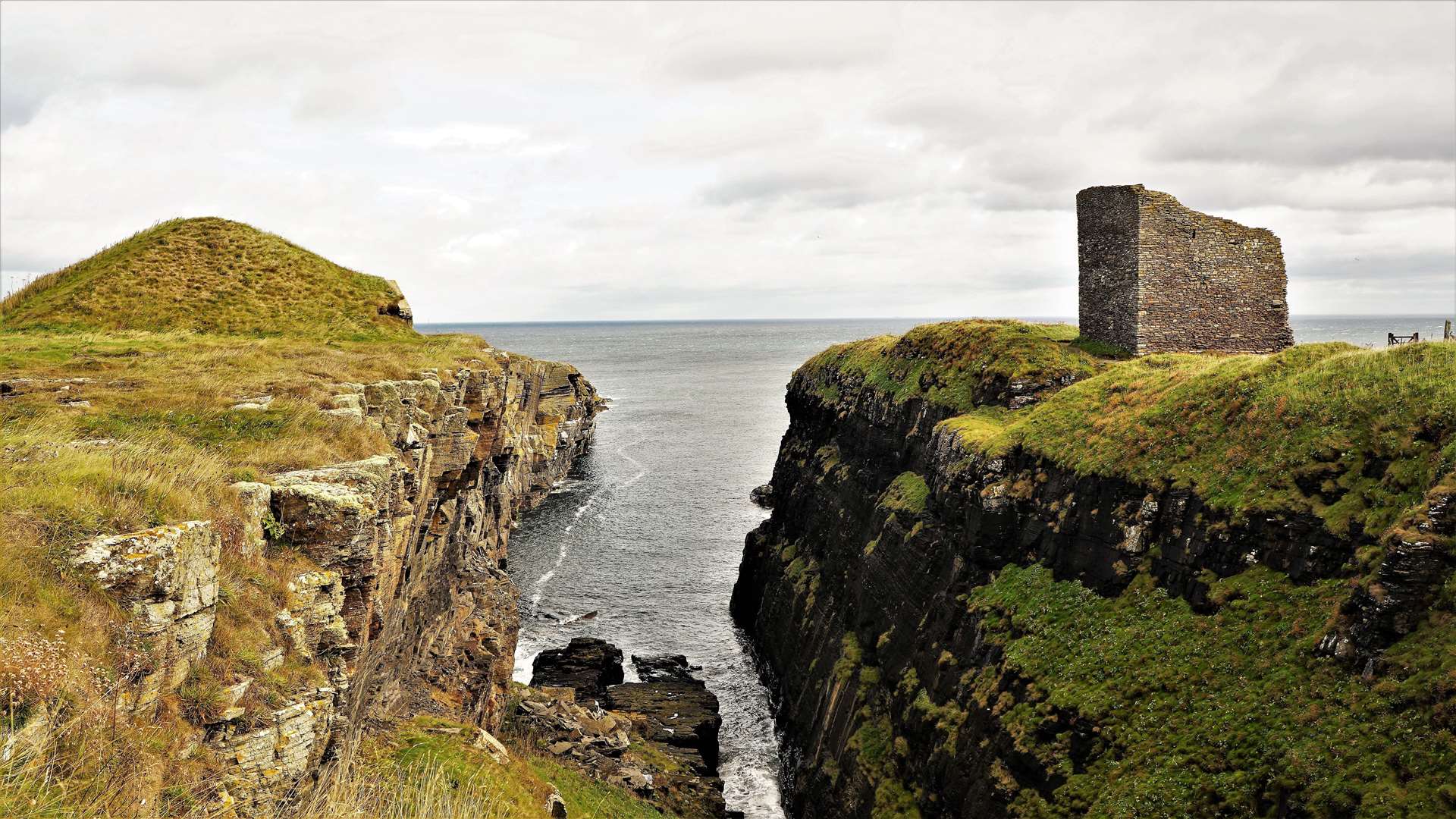 The Castle of old Wick is believed to be one of Scotland's oldest castles dating from the 1100s. Picture: DGS