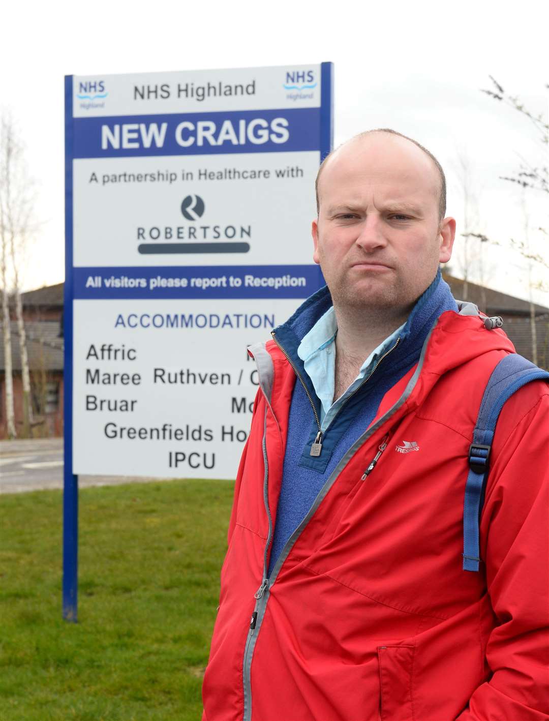 Peter Todd has lodged a formal complaint against NHS Highland manager ...Picture: Gary Anthony.