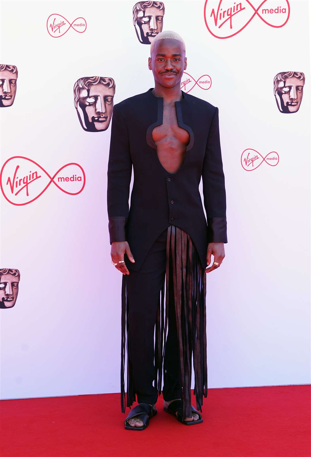 Ncuti Gatwa attends the Virgin Bafta TV awards (Ian West/PA)