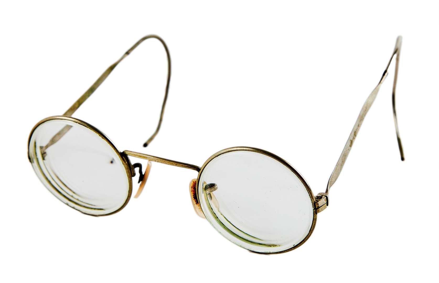 Lennon’s glasses, which became symbolic of the former Beatles frontman’s style and persona, are expected to fetch up to 80,000 dollars (£70,000) (Julien’s Auctions/PA)