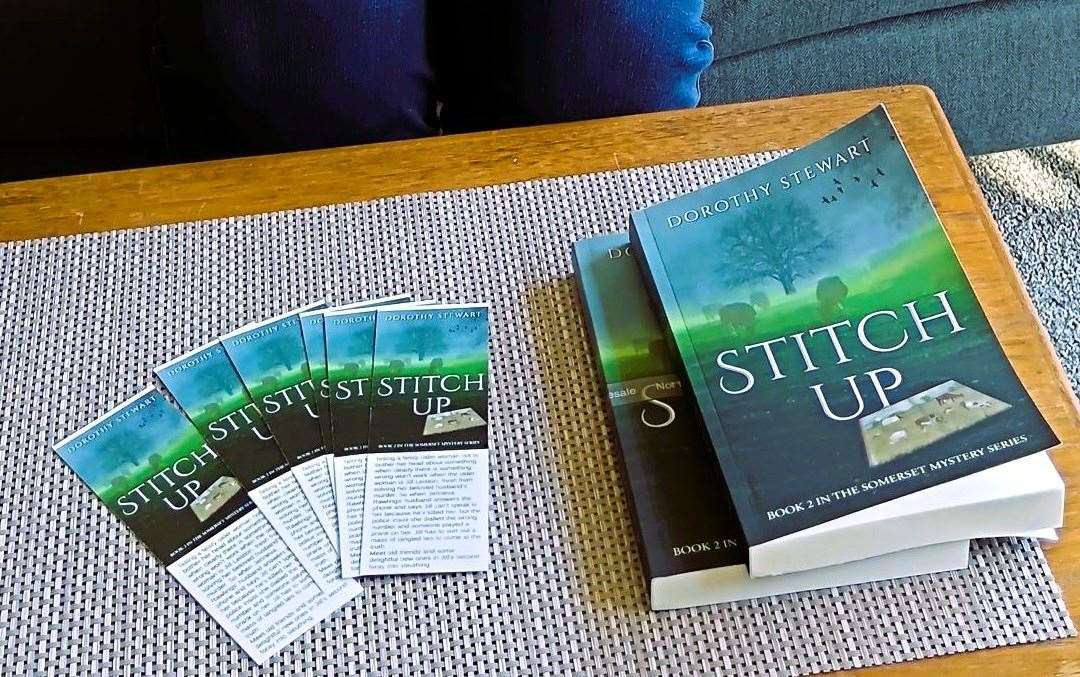 Dorothy's new book is called Stitch-Up and is available to buy locally and online. Picture supplied
