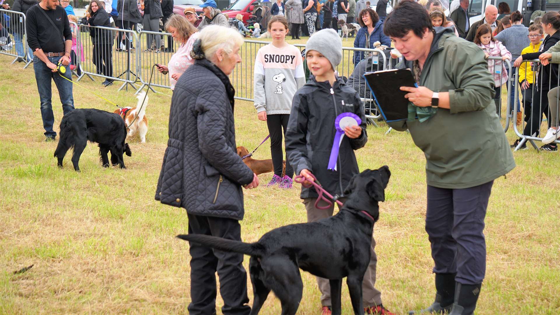 Judging at one of the many dog competitions. Picture: DGS
