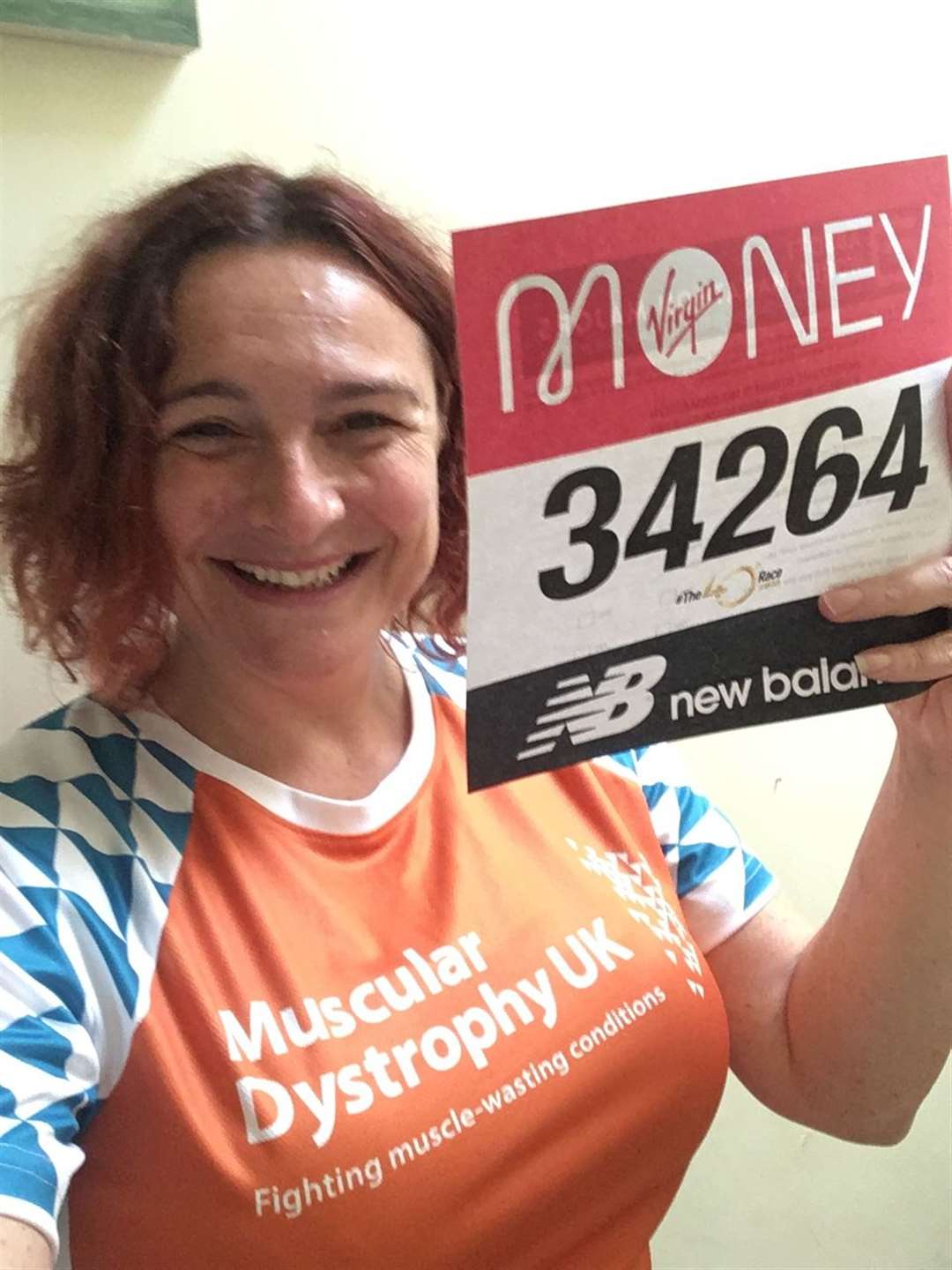 Catherine Woodhead, chief executive of Muscular Dystrophy UK, who completed the 2020 Virgin Money London Marathon from Chelmsford to raise money for the charity (Muscular Dystrophy UK/PA)