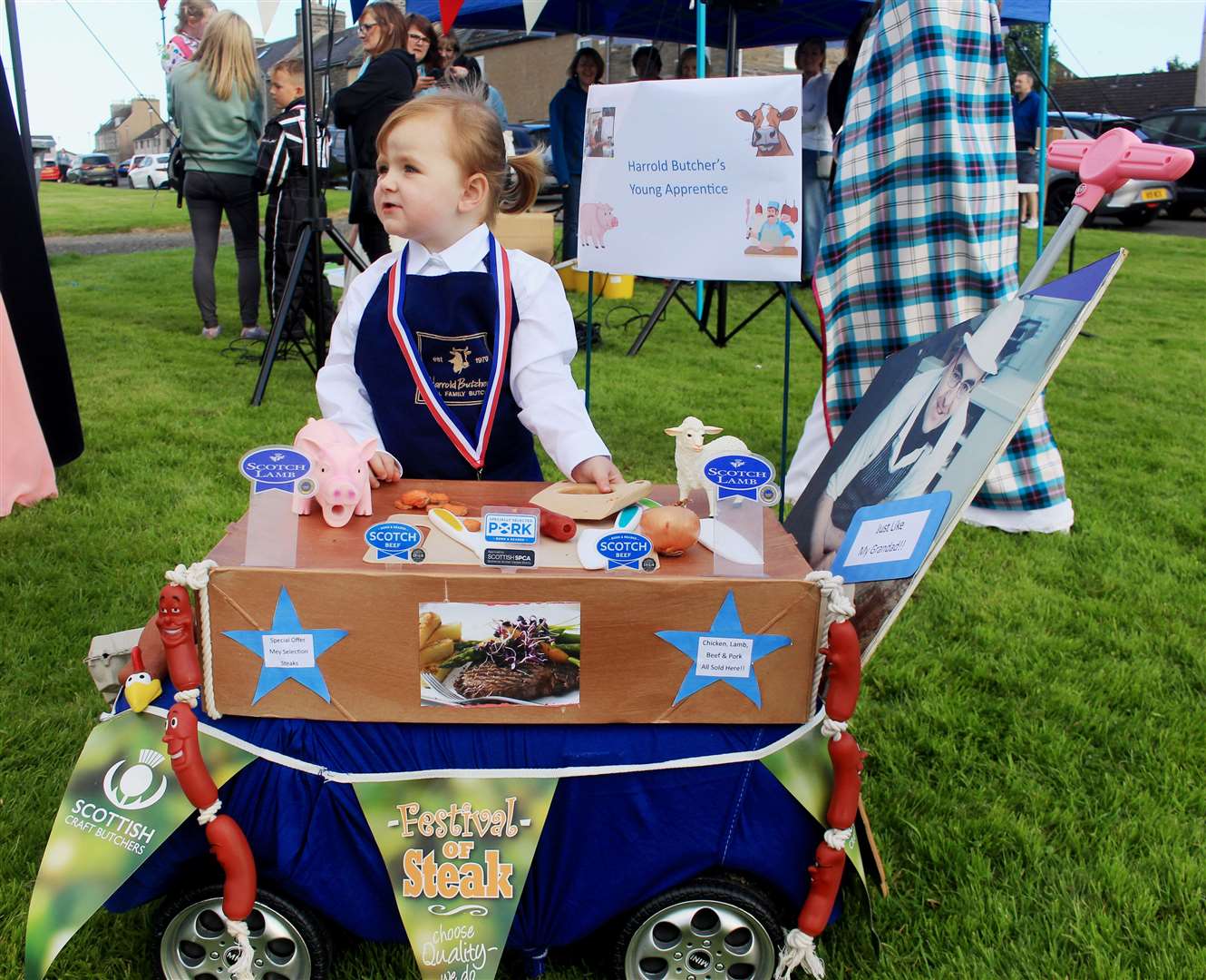 Supreme winner Mia Miller, Harrold Brothers’ Young Apprentice, who will be two in August. Picture: Alan Hendry