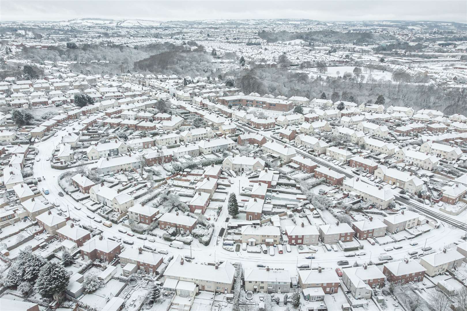 Snowy scenes in Bristol (Ben Birchall/PA)