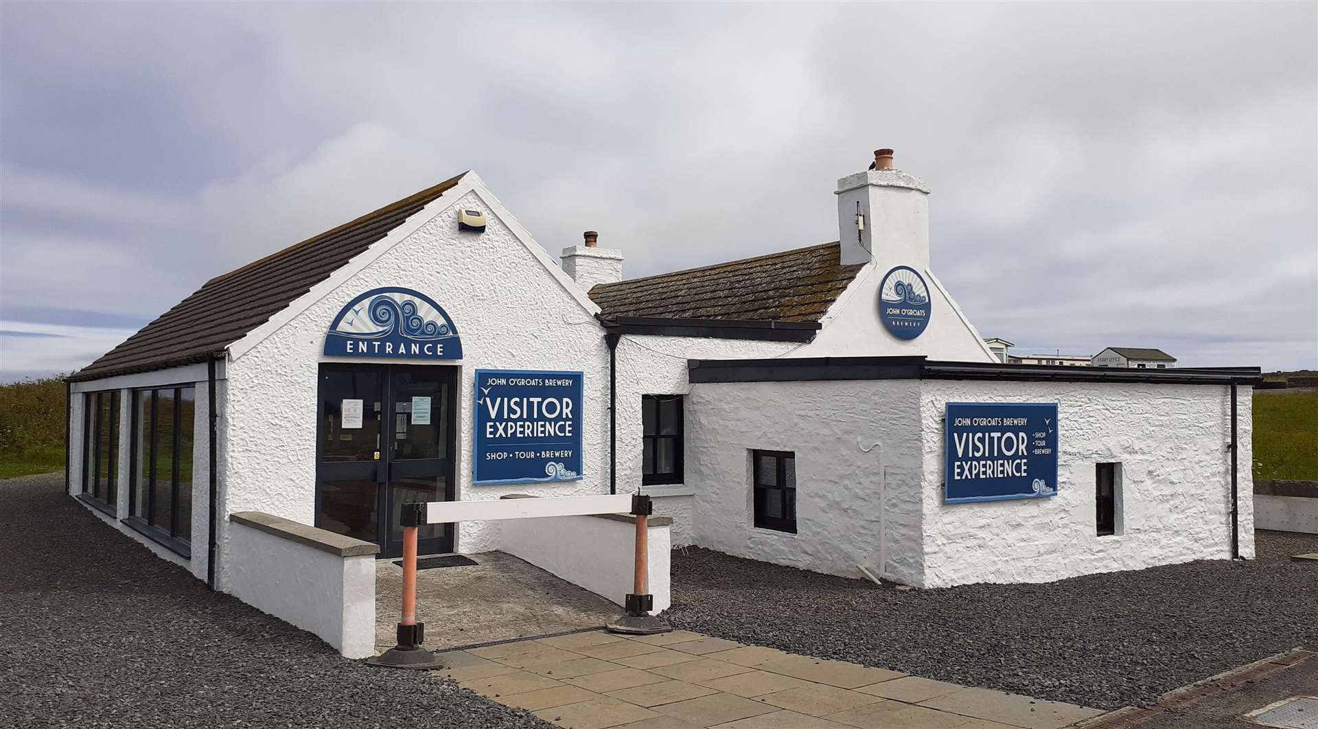 The shop part of the John O'Groats Brewery development at the Last House is now open.
