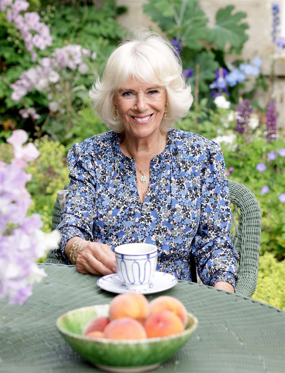 The Duchess of Cornwall posing for an official portrait to mark her 75th birthday (Chris Jackson/Clarence House)