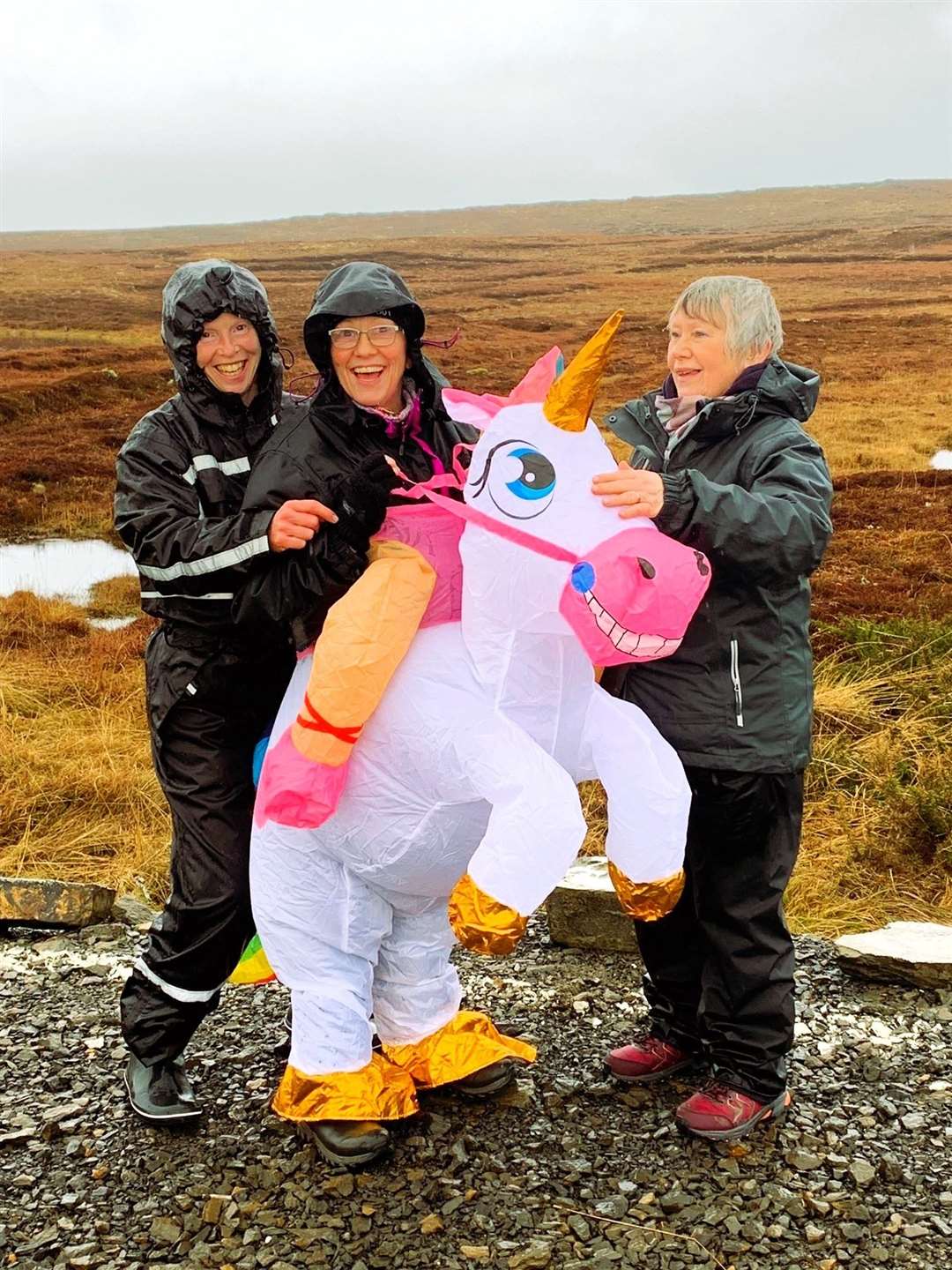 From left, Sara Armitage, Jo Taggart and Pauline Robson who took part in RBLI's The Great Tommy Sleep Out organised by Phil Boardman. Picture supplied