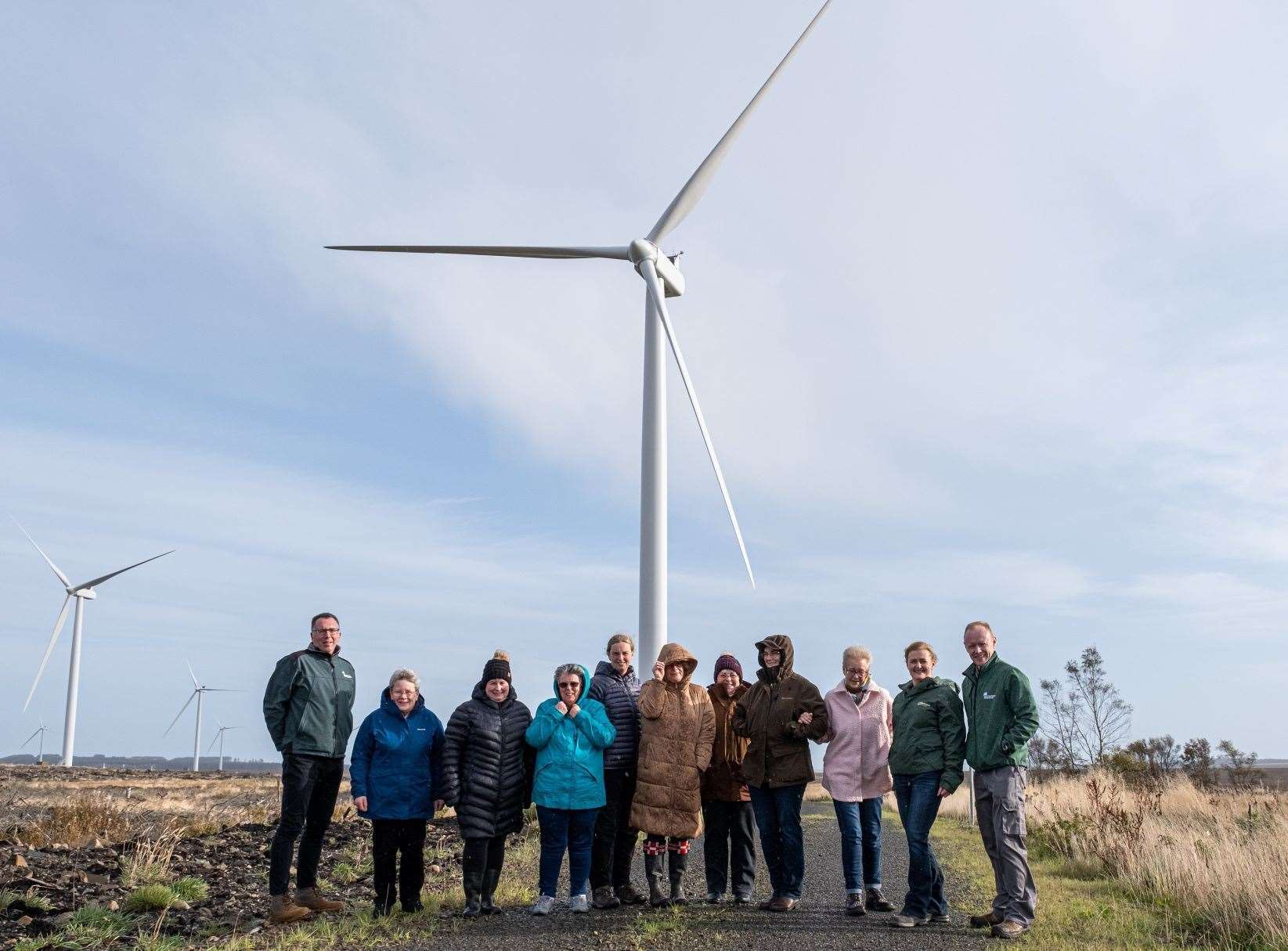 Community representatives from across Caithness joined ScottishPower Renewables at Halsary wind farm to launch the new £3.75 million community benefit fund.
