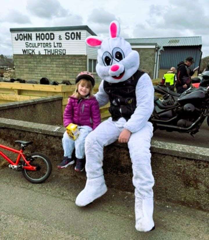 Eggy treats outside the Haven in Wick.