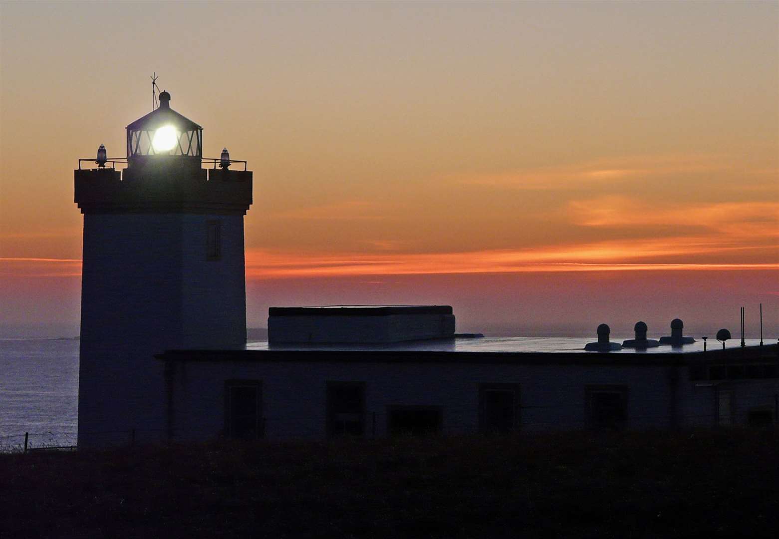 The Duncansby Head light first shone out across the Pentland Firth on March 15, 1924. Picture: Alan Hendry