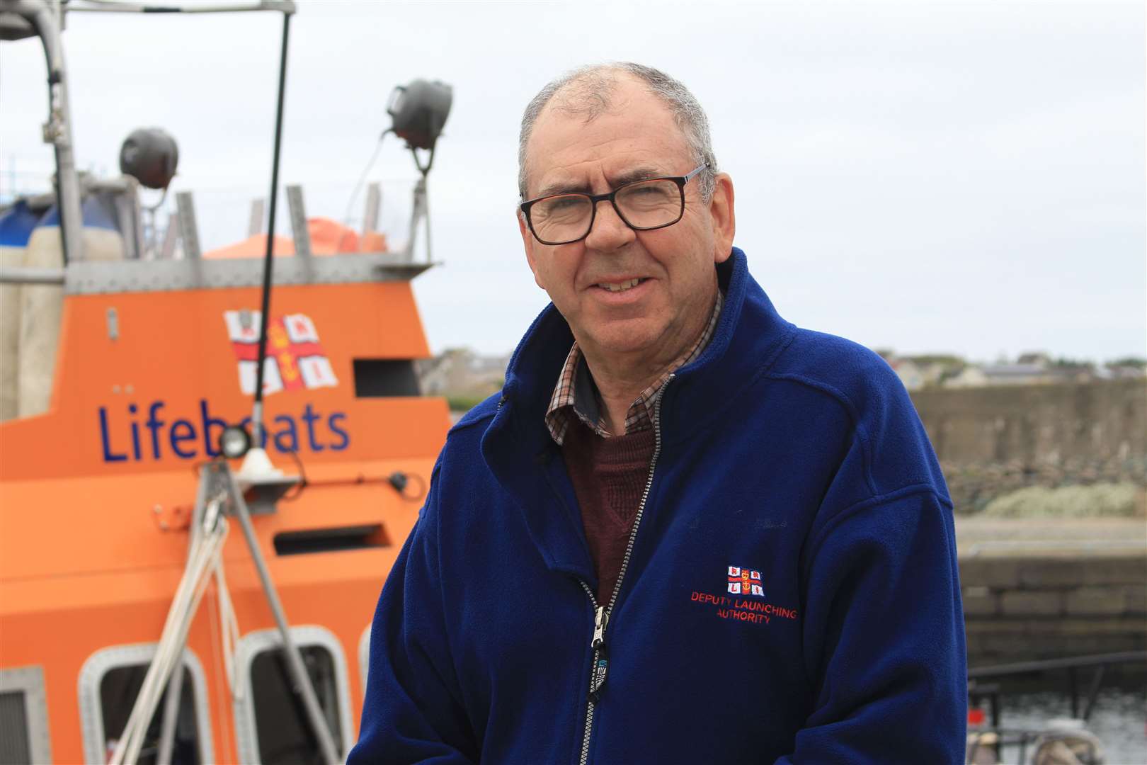 William Munro is the newly appointed water safety volunteer at the Wick branch of the RNLI. Picture: Alan Hendry