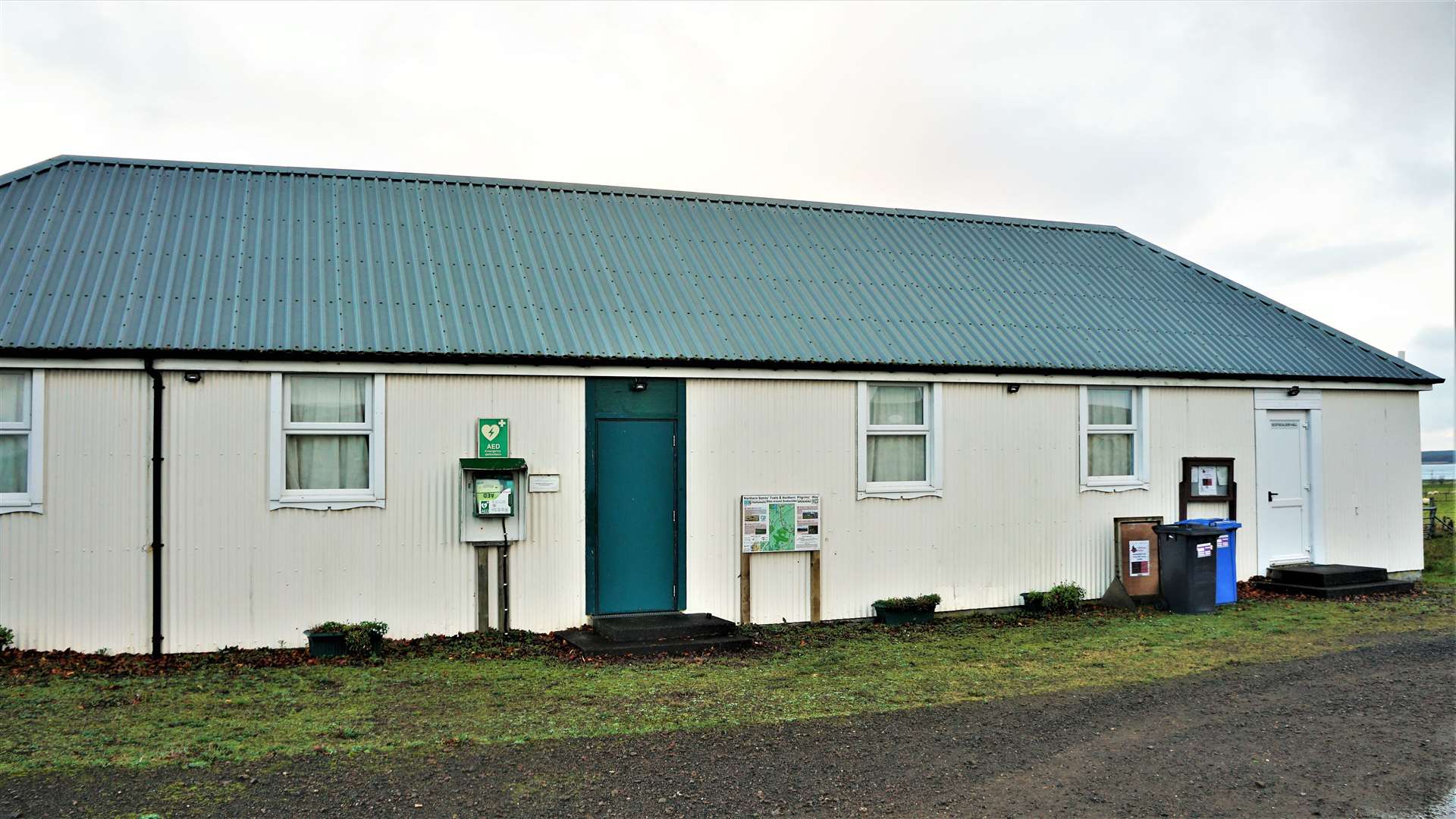 Louise travelled around village halls in Caithness, such as this one in Scotscalder, to guage how well their facilities were for the disabled. Picture: DGS