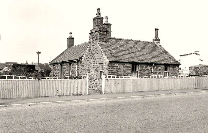 Bankhead Cottage in a photograph taken in 1974 before it was extensively modified. Picture: © HES. Reproduced courtesy of J R Hume.
