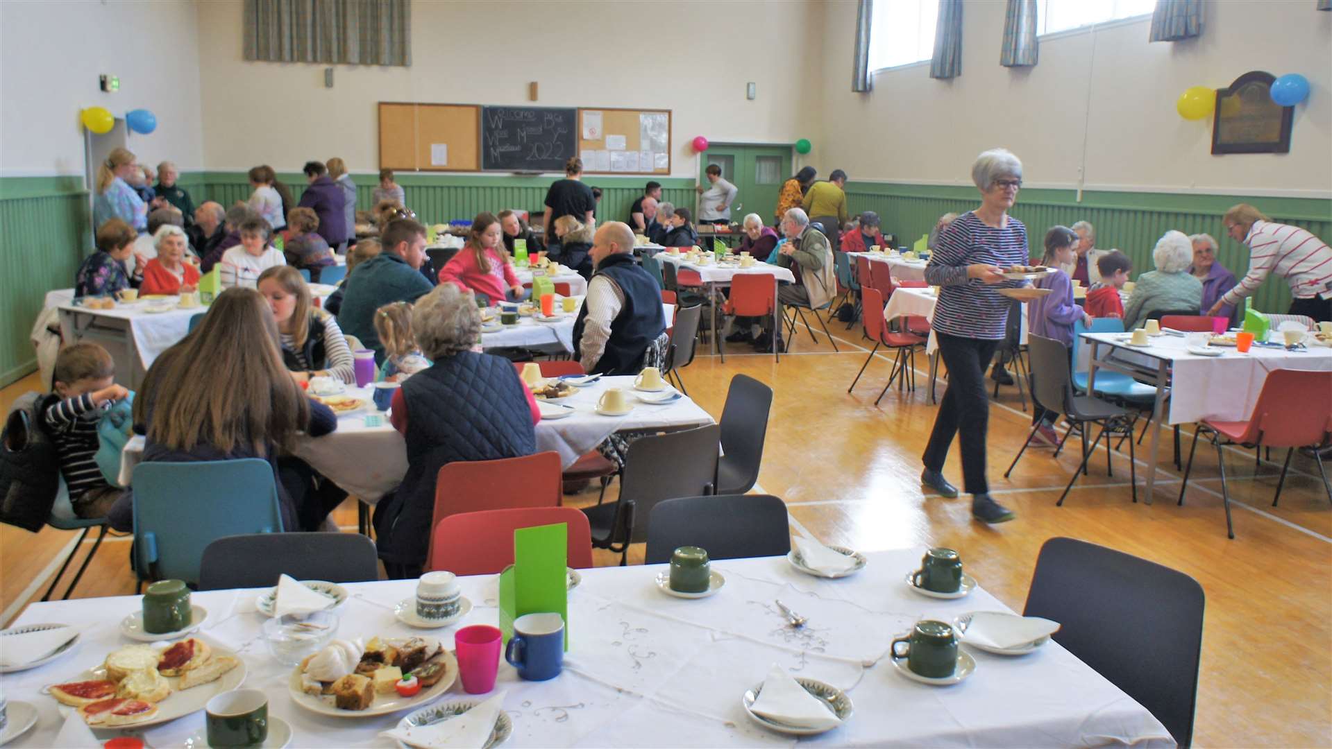A steady stream of visitors attended Saturday morning's Macmillan coffee morning event in Watten Village Hall. Picture: DGS