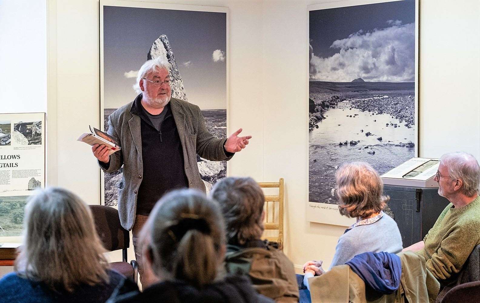 Caithness writer and poet George Gunn featured prominently in the festival. Picture: Susie Mackenzie