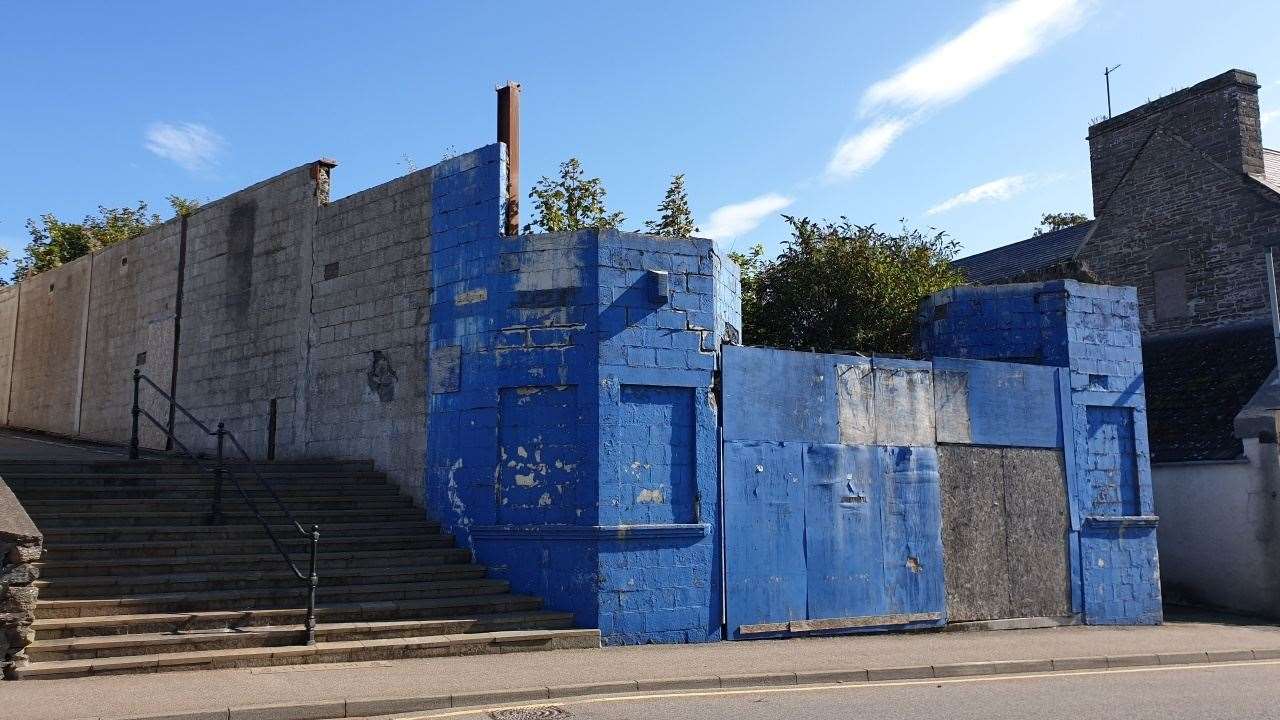 Number 30 High Street, Wick, the former Dominoes nightclub and Pavilion cinema building. Picture: Highland Council
