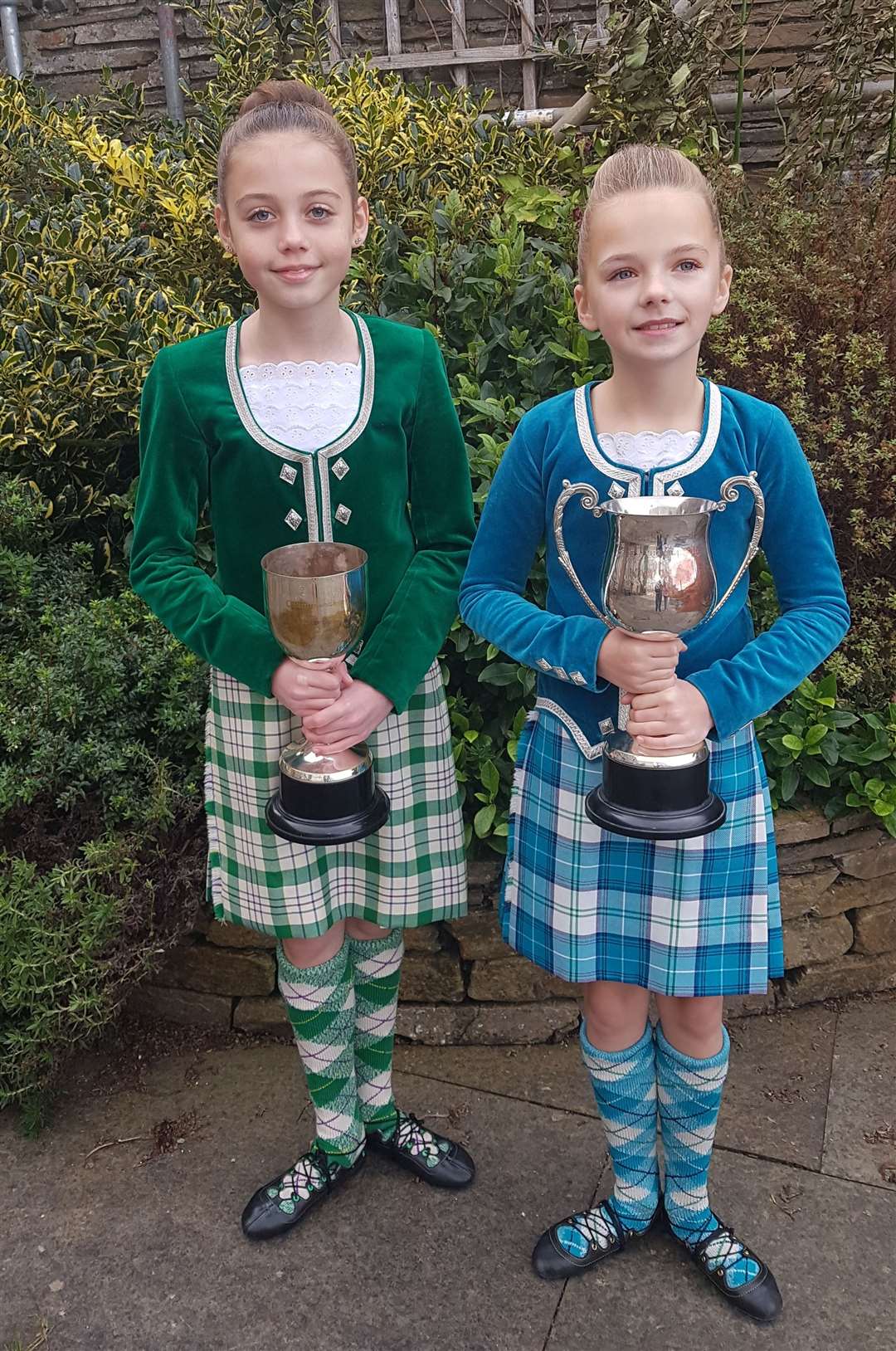 Pre-championship winners Abby Swanson (left) and Carly Harrold, pupils of the Elise Lyall School of Dance.